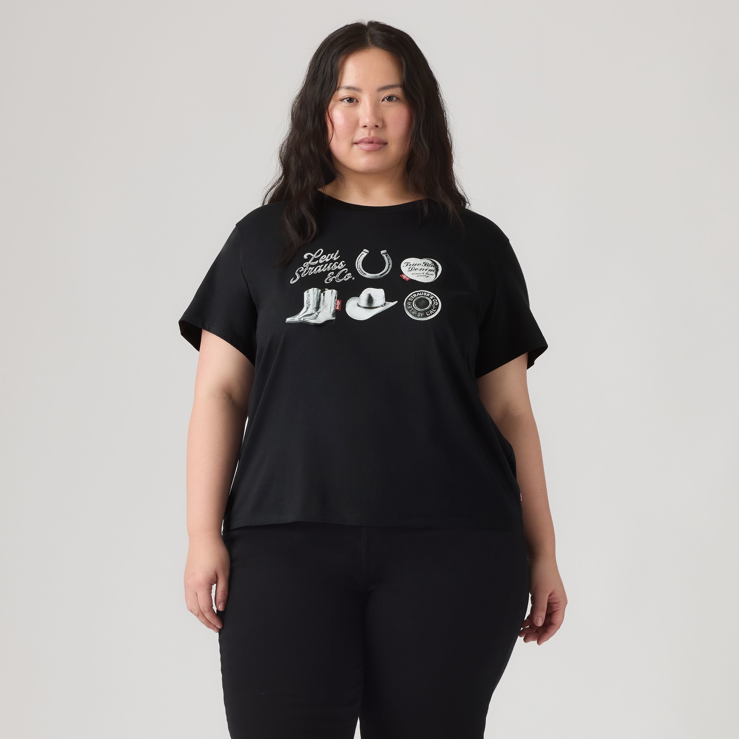 Levi's® Plus T-Shirt »PL PERFECT TEE« Country-Style