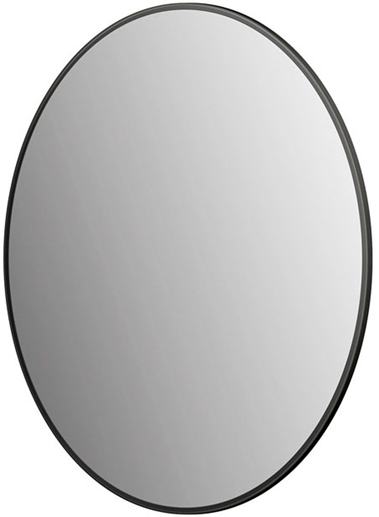 Talos Badspiegel »Picasso schwarz Ø 60 cm«, hochwertiger Aluminiumrahmen