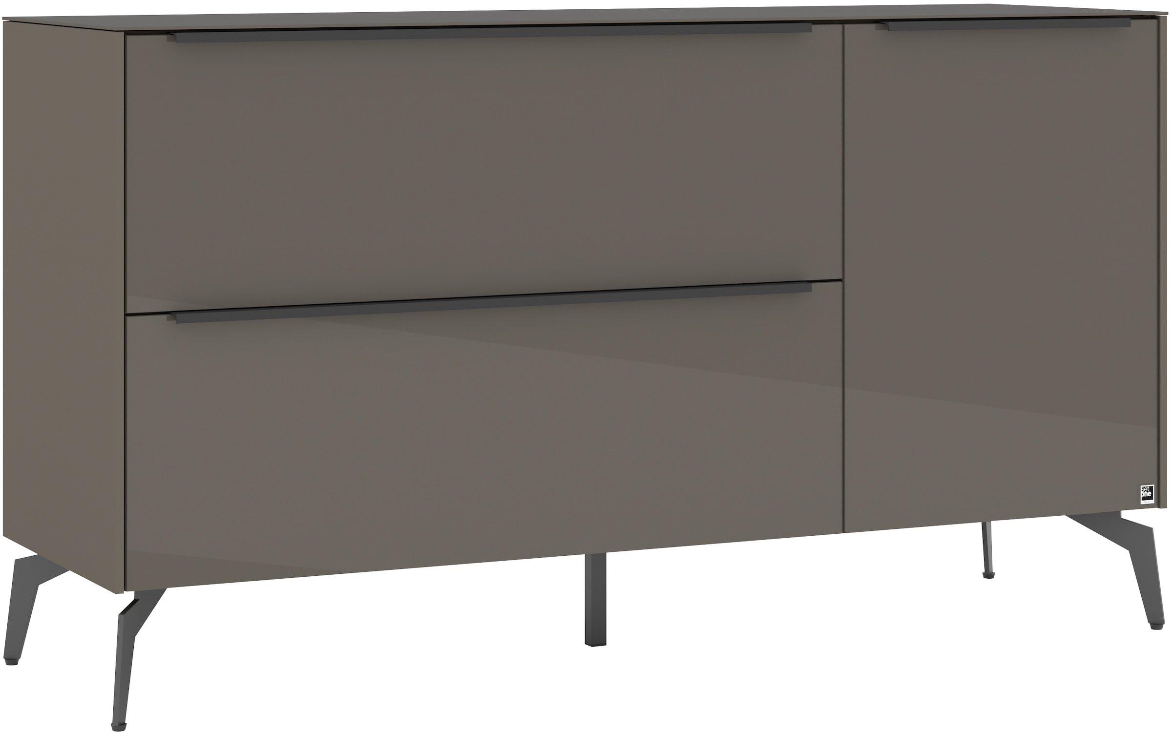 set one by Musterring Lowboard »Reno« 1 Stk. tlg. Mit Winkelfuß in diversen Farben, 78 cm Höhe & Farbauswahl
