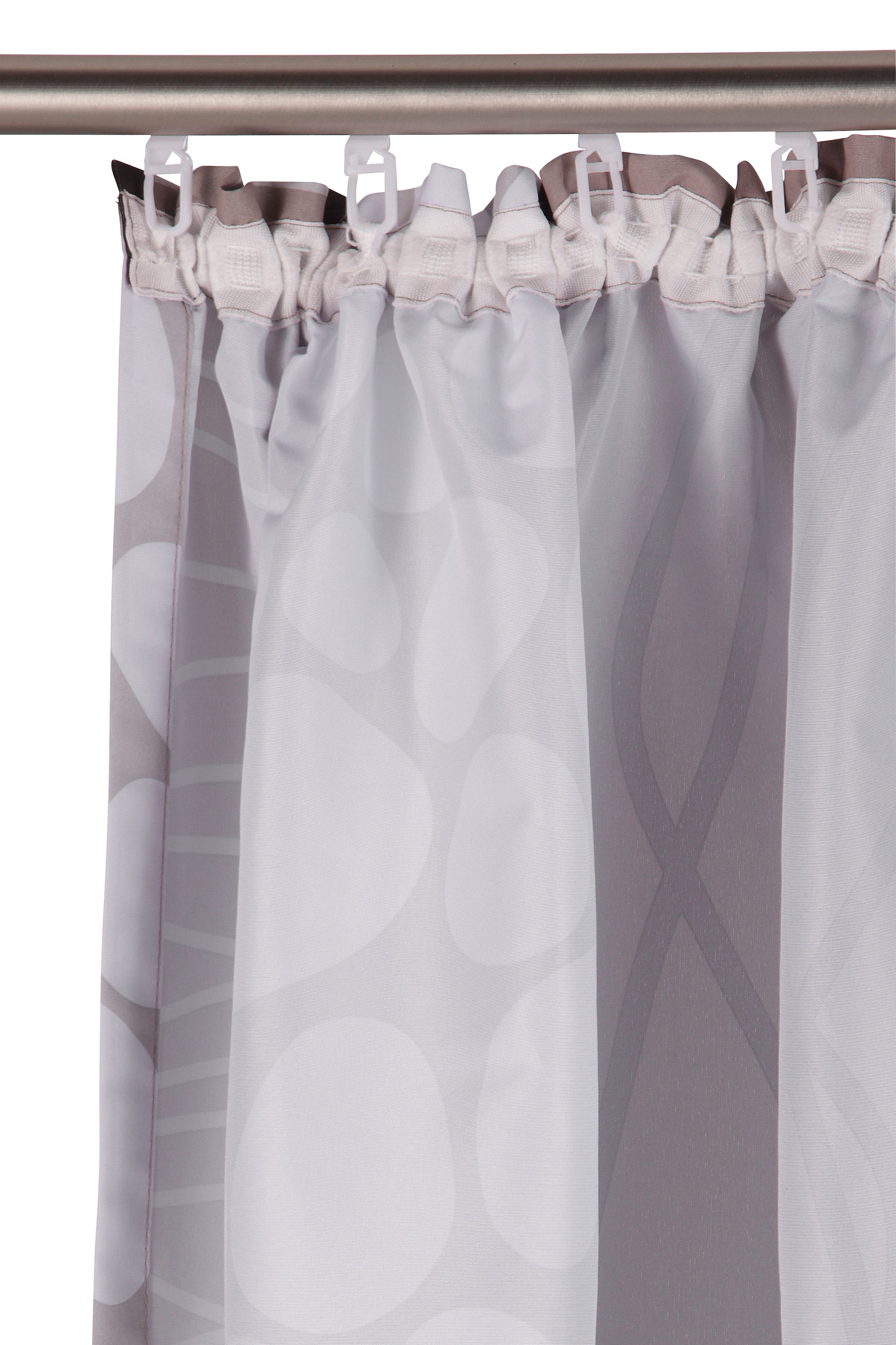 my home Vorhang »Gosen« Kräuselband 2 Stk. tlg. Gardine, Fertiggardine, blickdicht