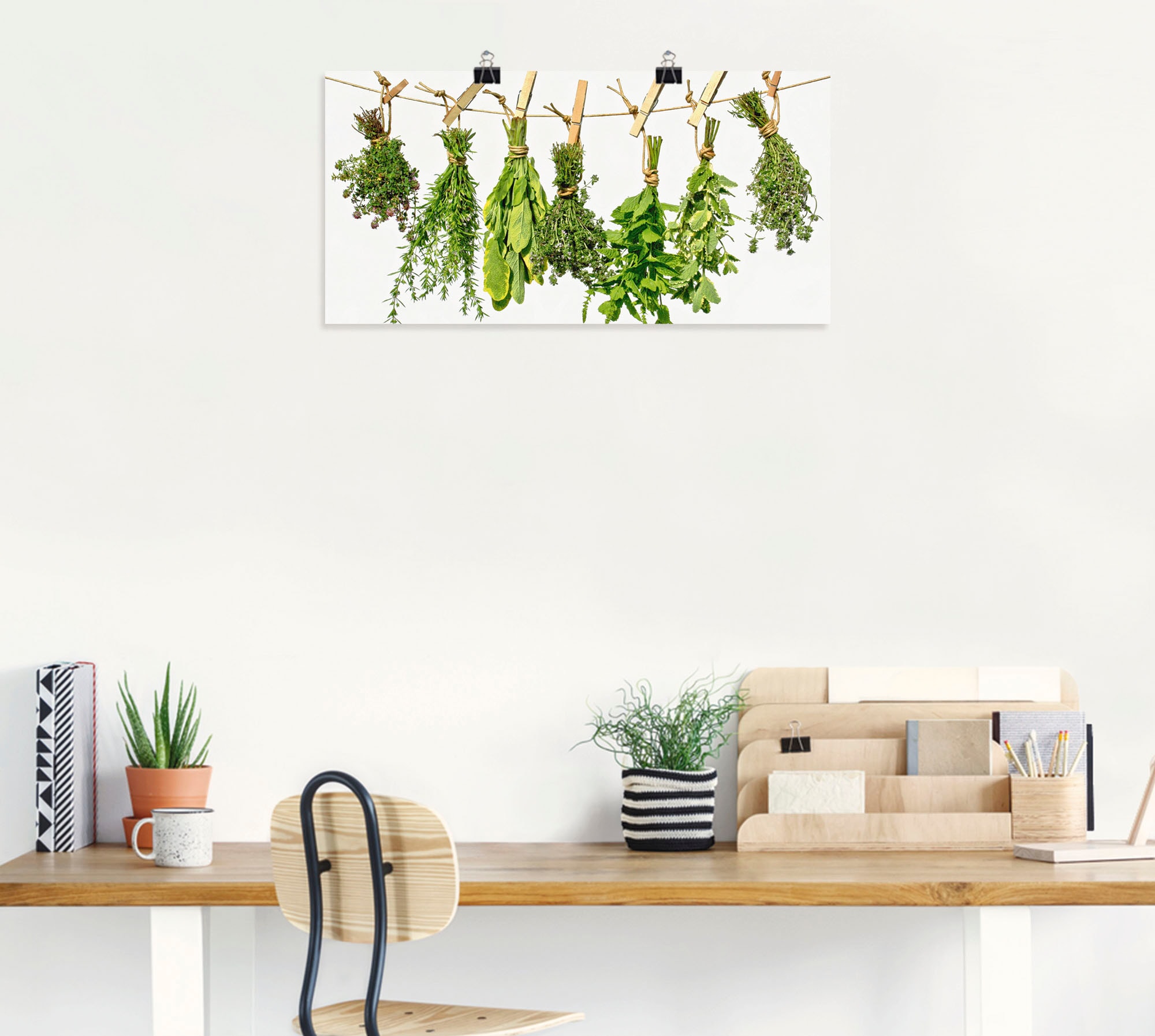 Artland Wandbild »Kräuter«, Pflanzen, (1 St.), als Alubild, Outdoorbild, Leinwandbild, Poster, Wandaufkleber
