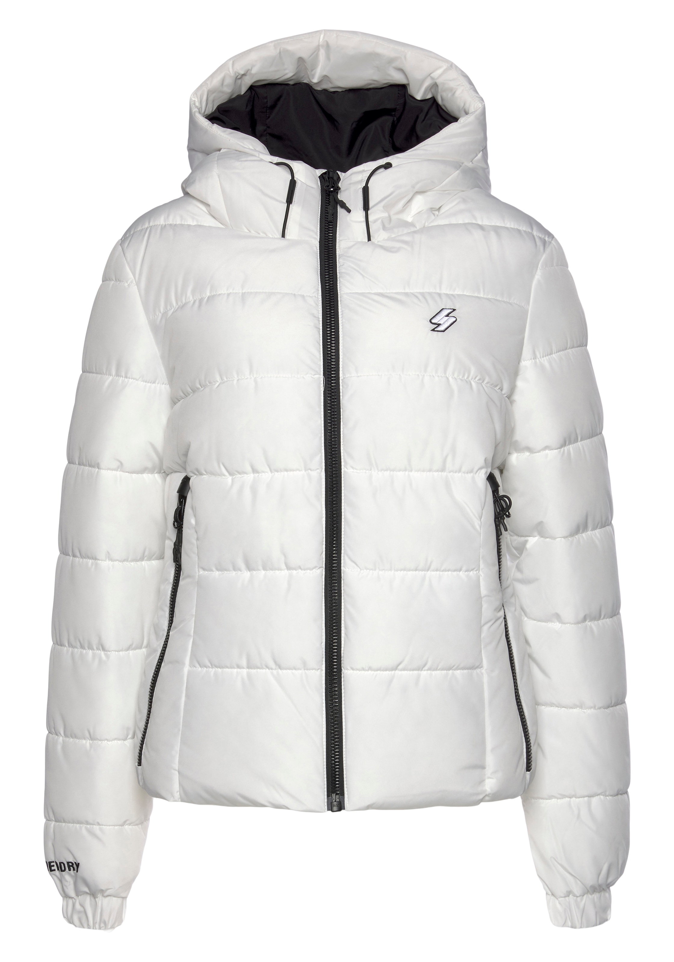 Superdry Steppjacke »HOODED SPIRIT SPORTS PUFFER«, mit Kapuze, aus wasserabweisendem Material