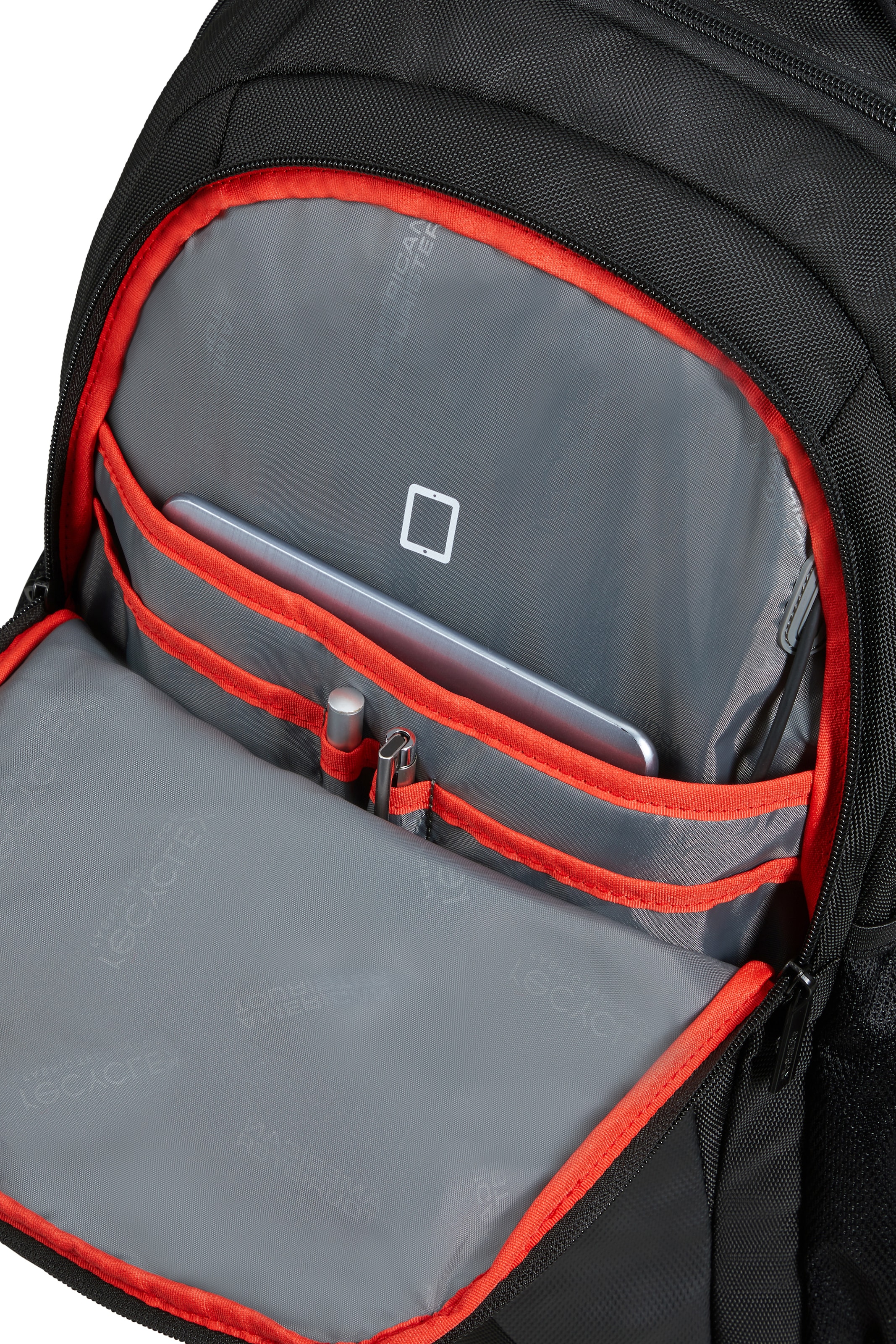 American Tourister® Laptoprucksack »AT WORK«, Freizeitrucksack Schulrucksack USB-Schleuse 15,6-Zoll Laptopfach