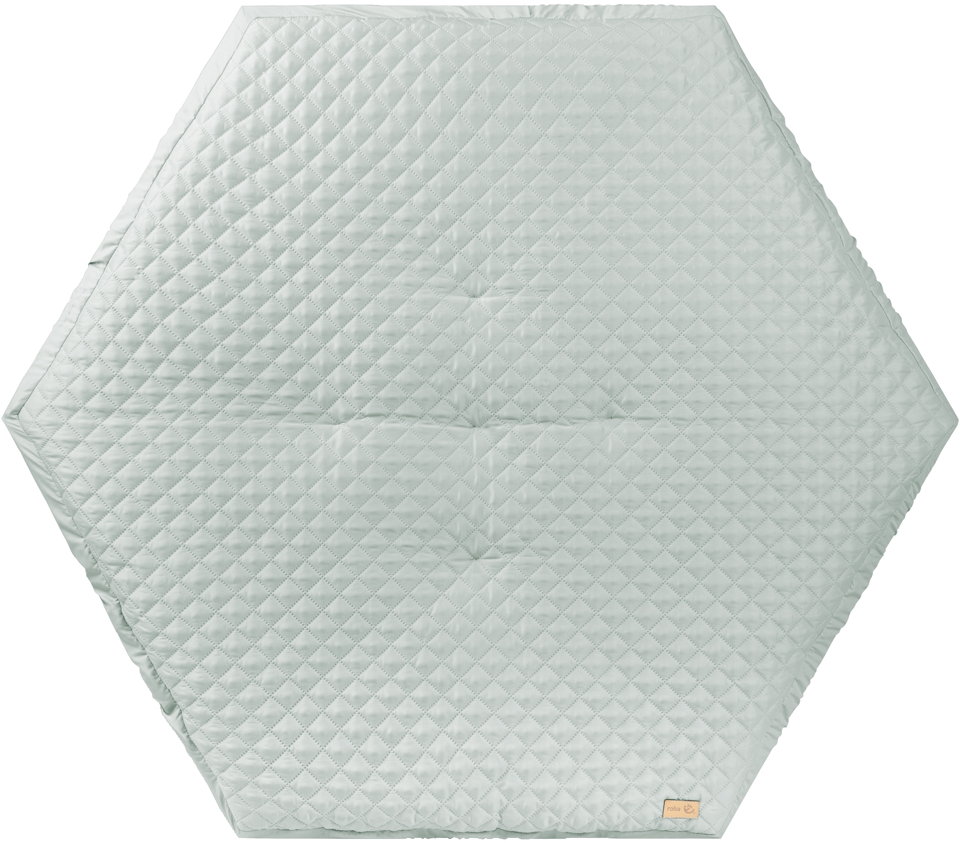 roba® Laufgitter »Style weiß, 6-eckig«, bis 15 kg, mit Laufgittereinlage frosty green