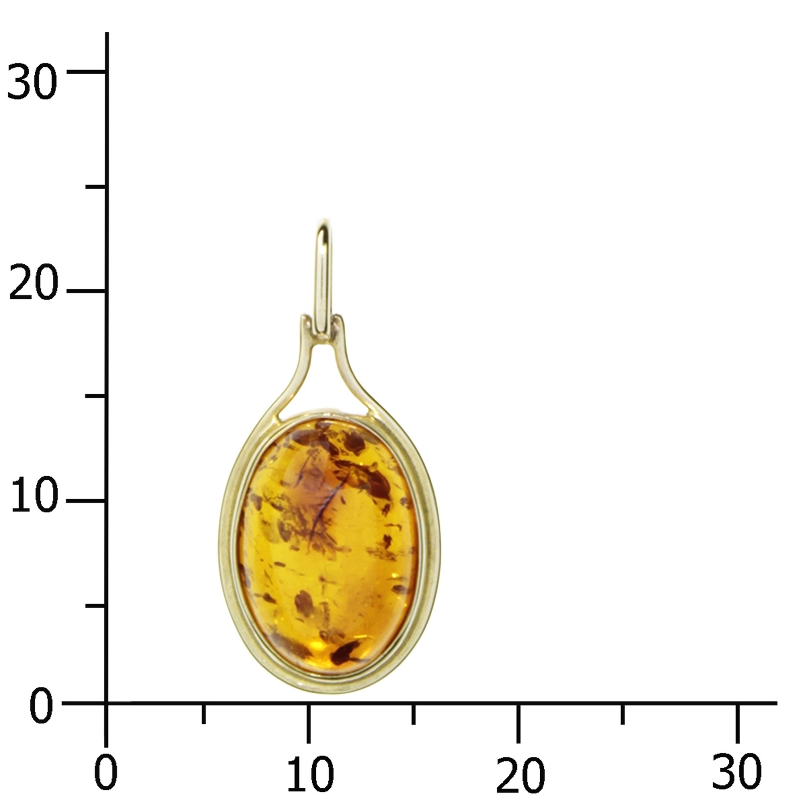 OSTSEE-SCHMUCK Kettenanhänger »- Marga - Gold 585/000 - Bernstein«