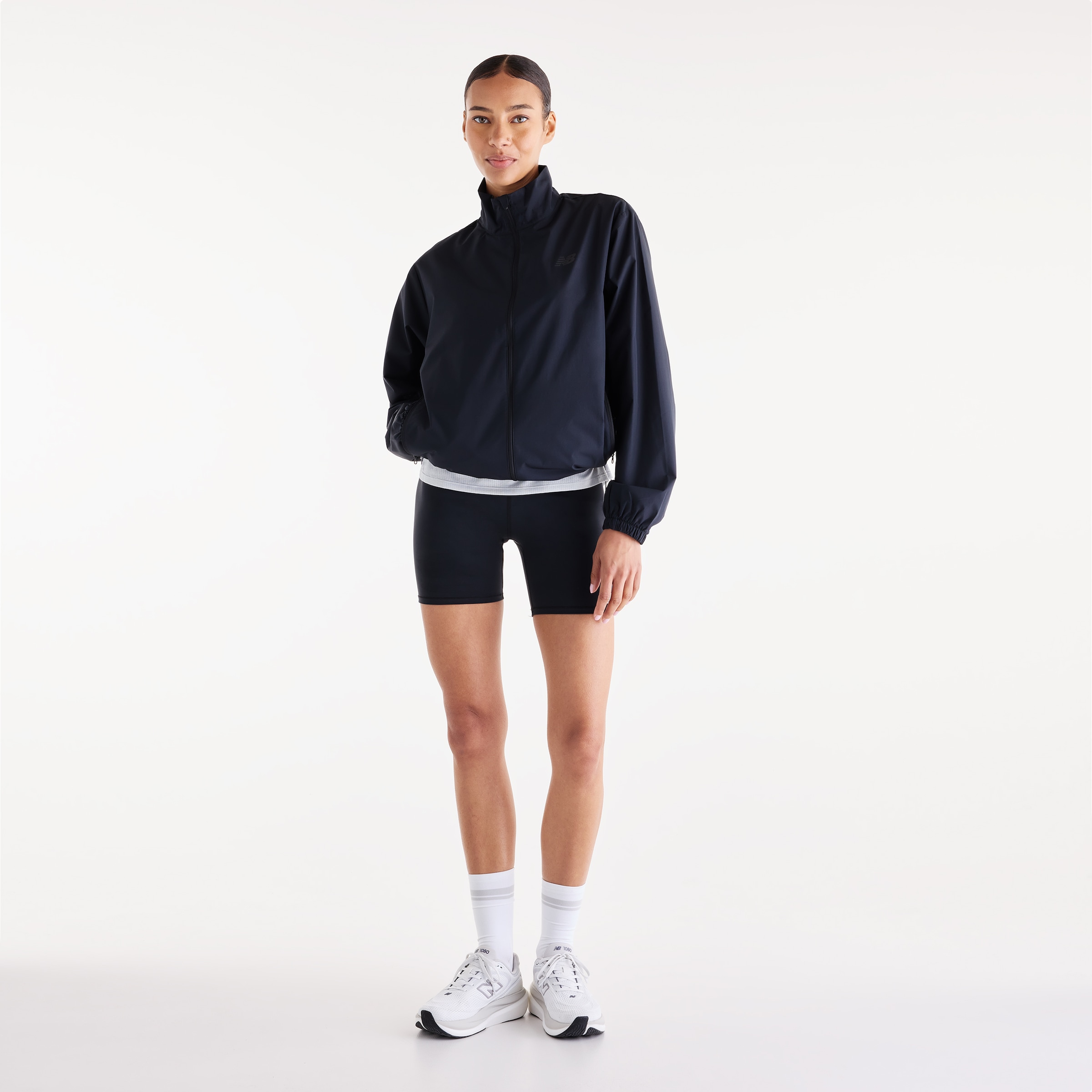 New Balance Laufjacke »FAST DAYS GRAPHIC JACKET« sportlicher Stil, aus Polyester, auch in großen Größen