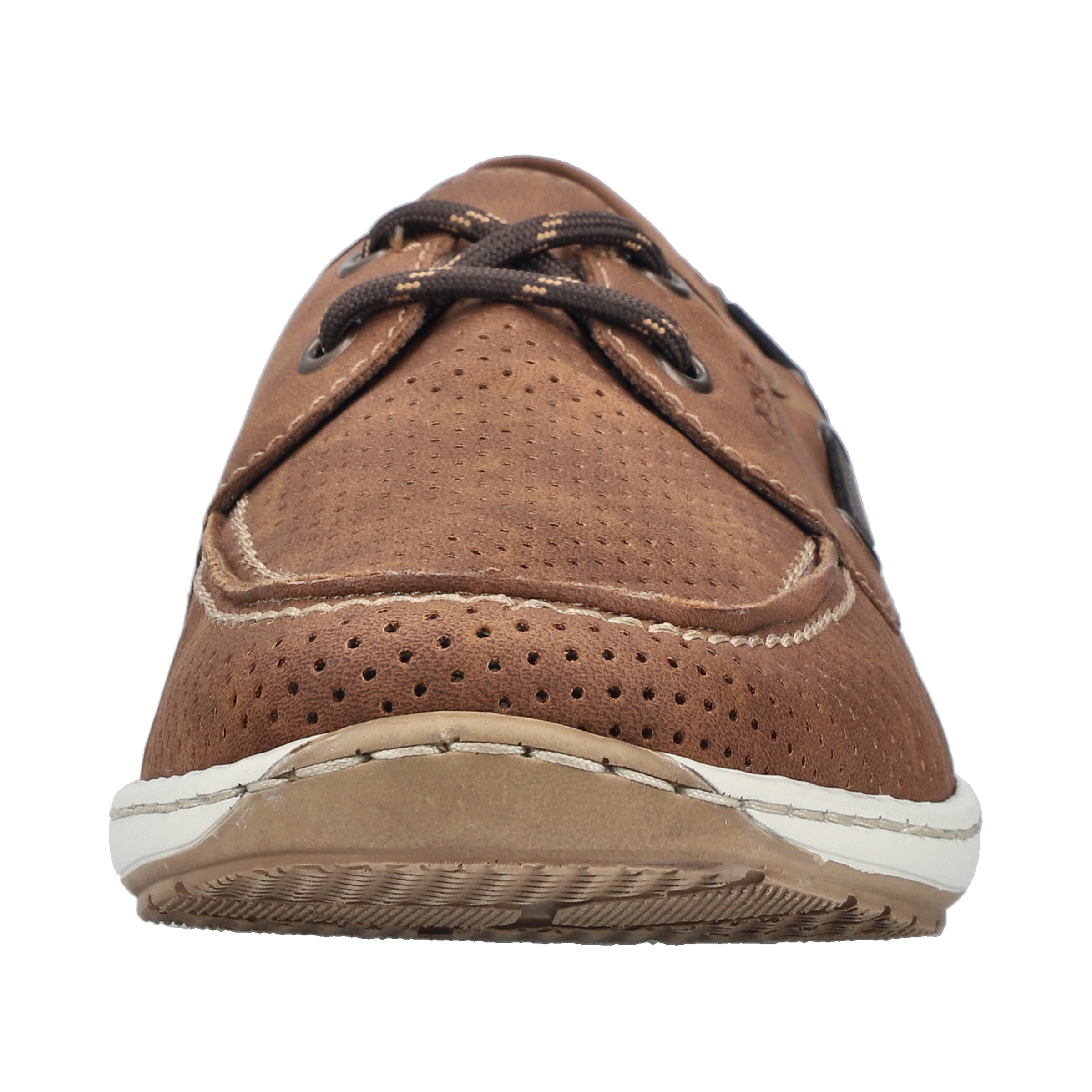 Rieker Bootsschuh  Mokassin, Halbschuh, Frühlingsschuh mit Perforation