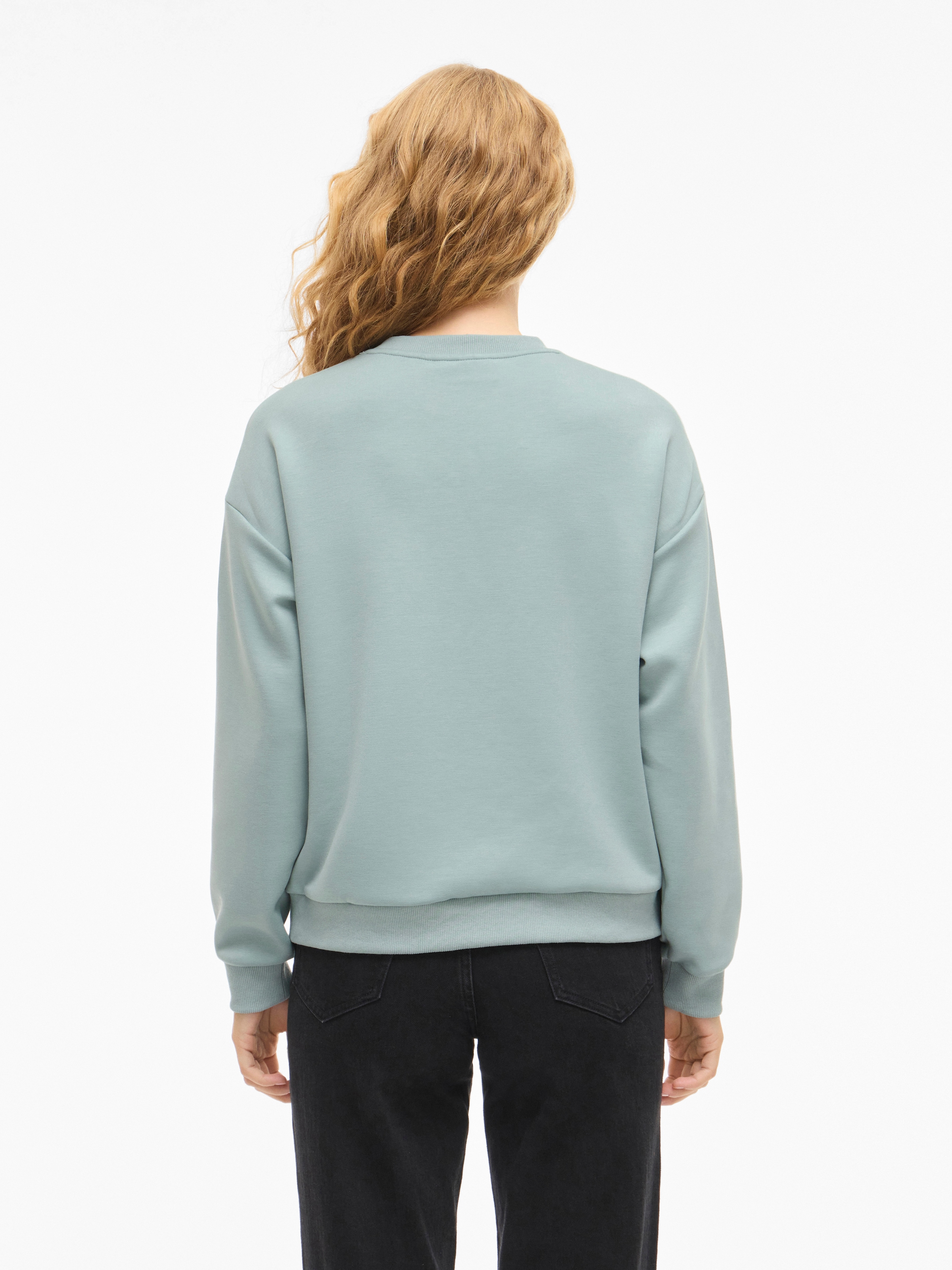Vila Sweatshirt »VISANDY L/S SWEAT TOP - NOOS«, Viskosemischung, regular fit
