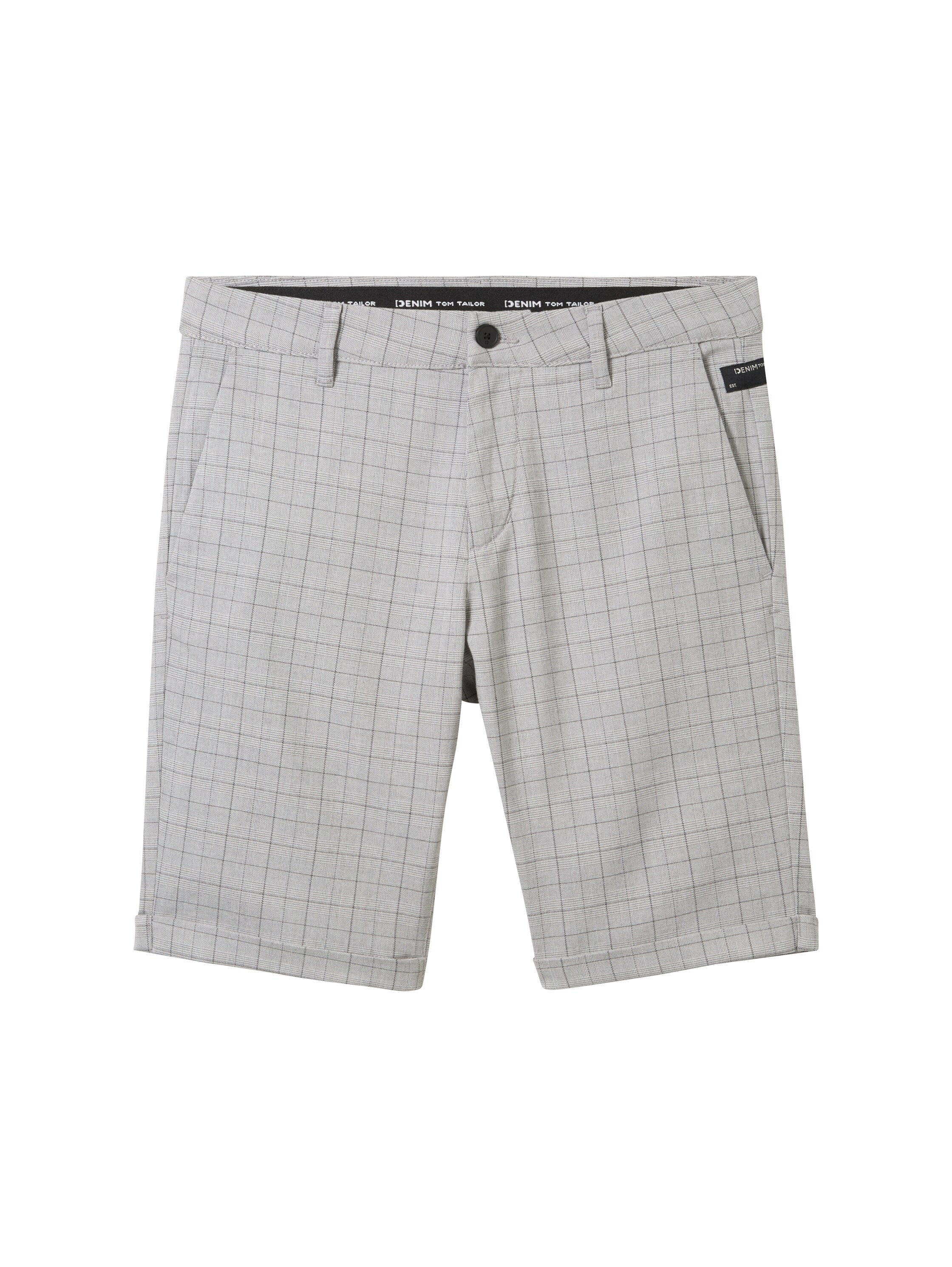 TOM TAILOR Denim Chinoshorts, in karierter Optik