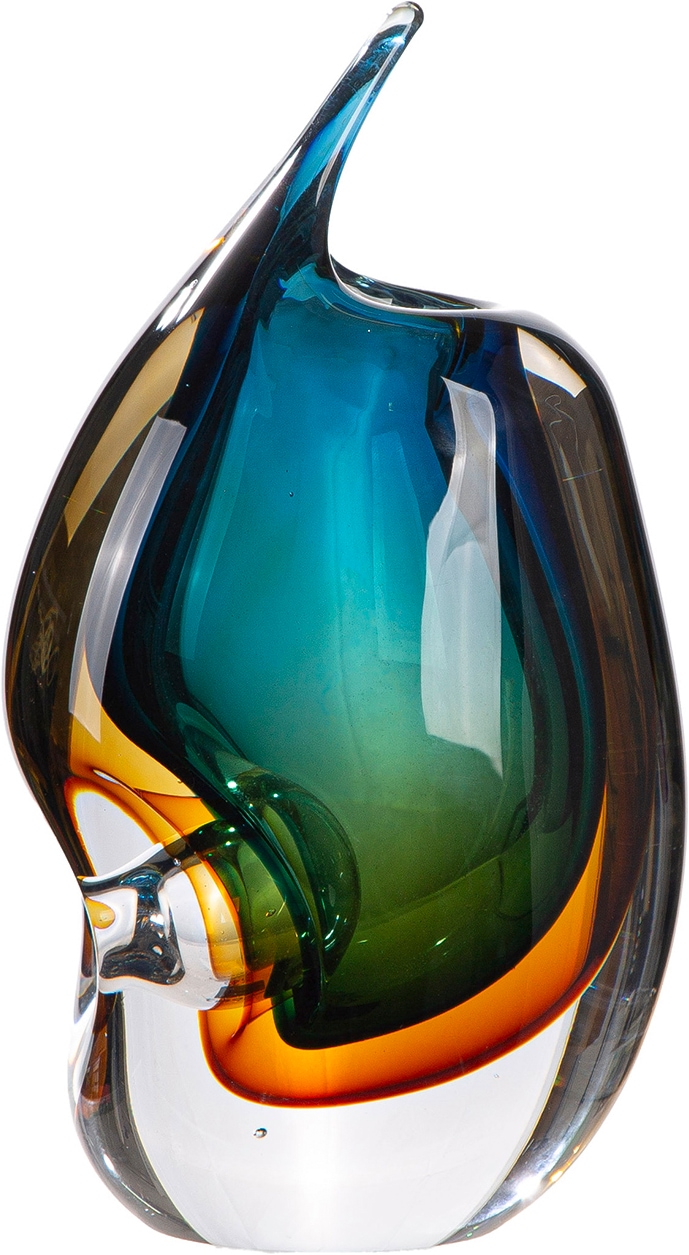 GILDE Tischvase "Vase Dario mehrfarbig H. 23,5 cm" Vase, Glas, modern, zeitlos, Tischdeko, Bodenvase, Geschenkidee