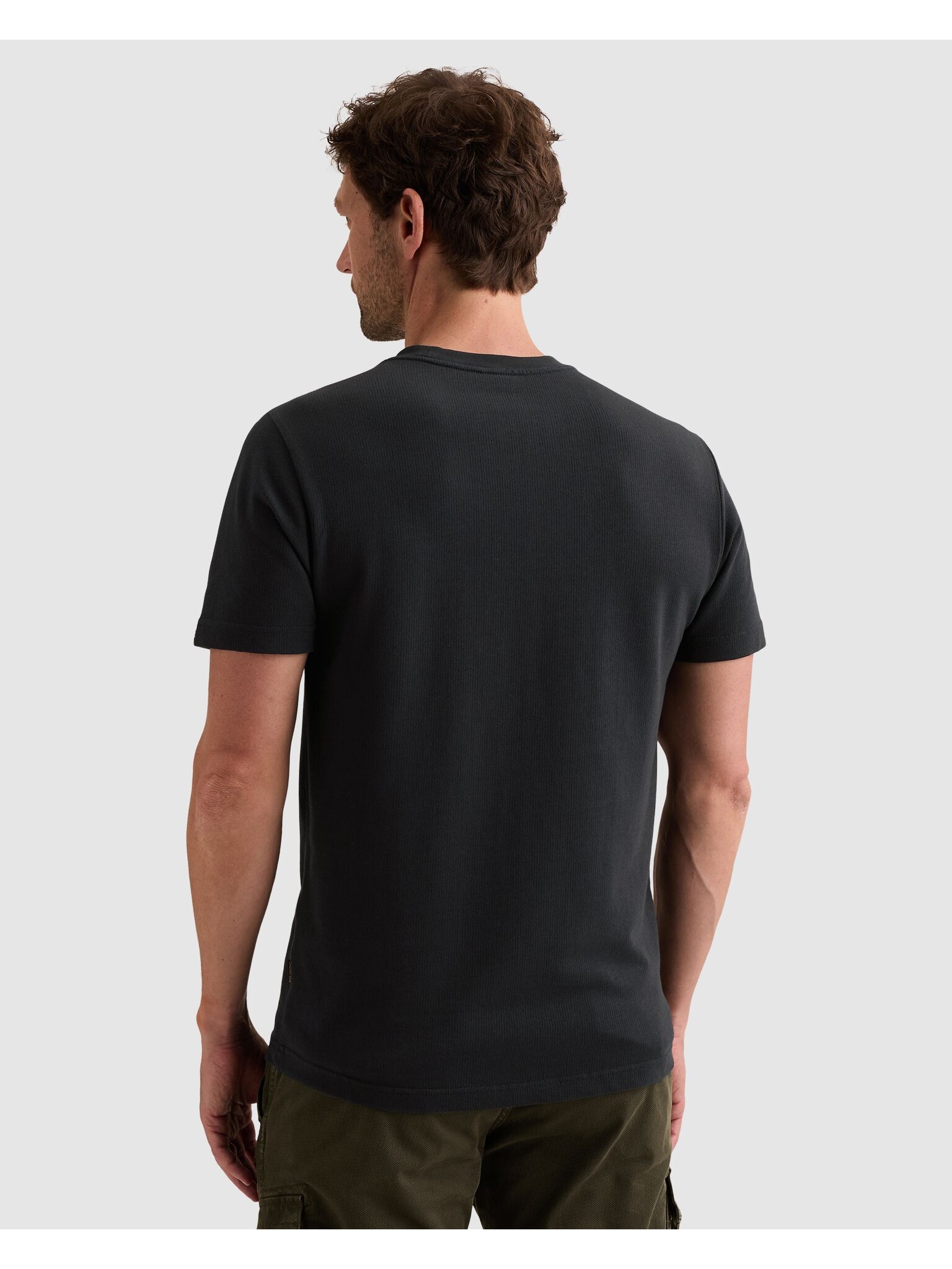 PME LEGEND T-Shirt Jersey-Material mit Waffel- Struktur