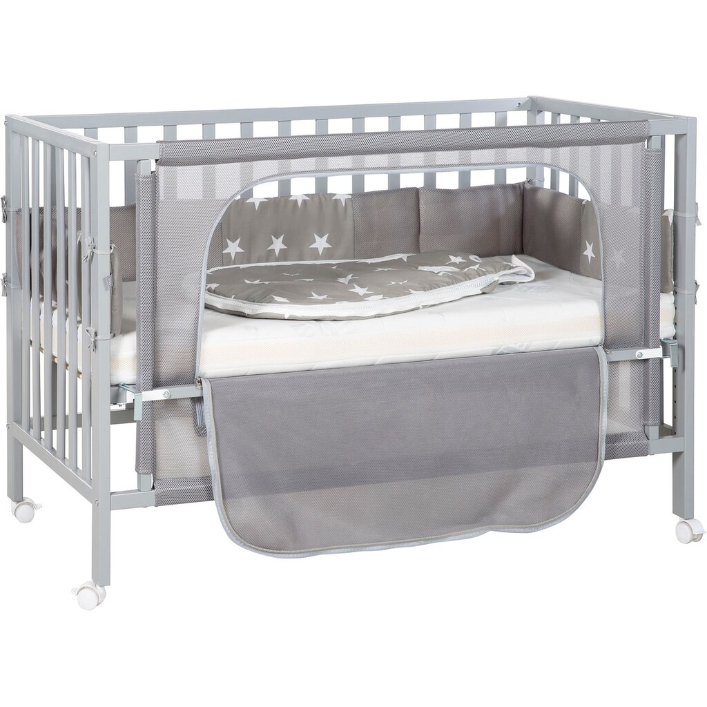 roba® Babybett »Room Bed, safe asleep®, Little Stars«, (4 tlg.)