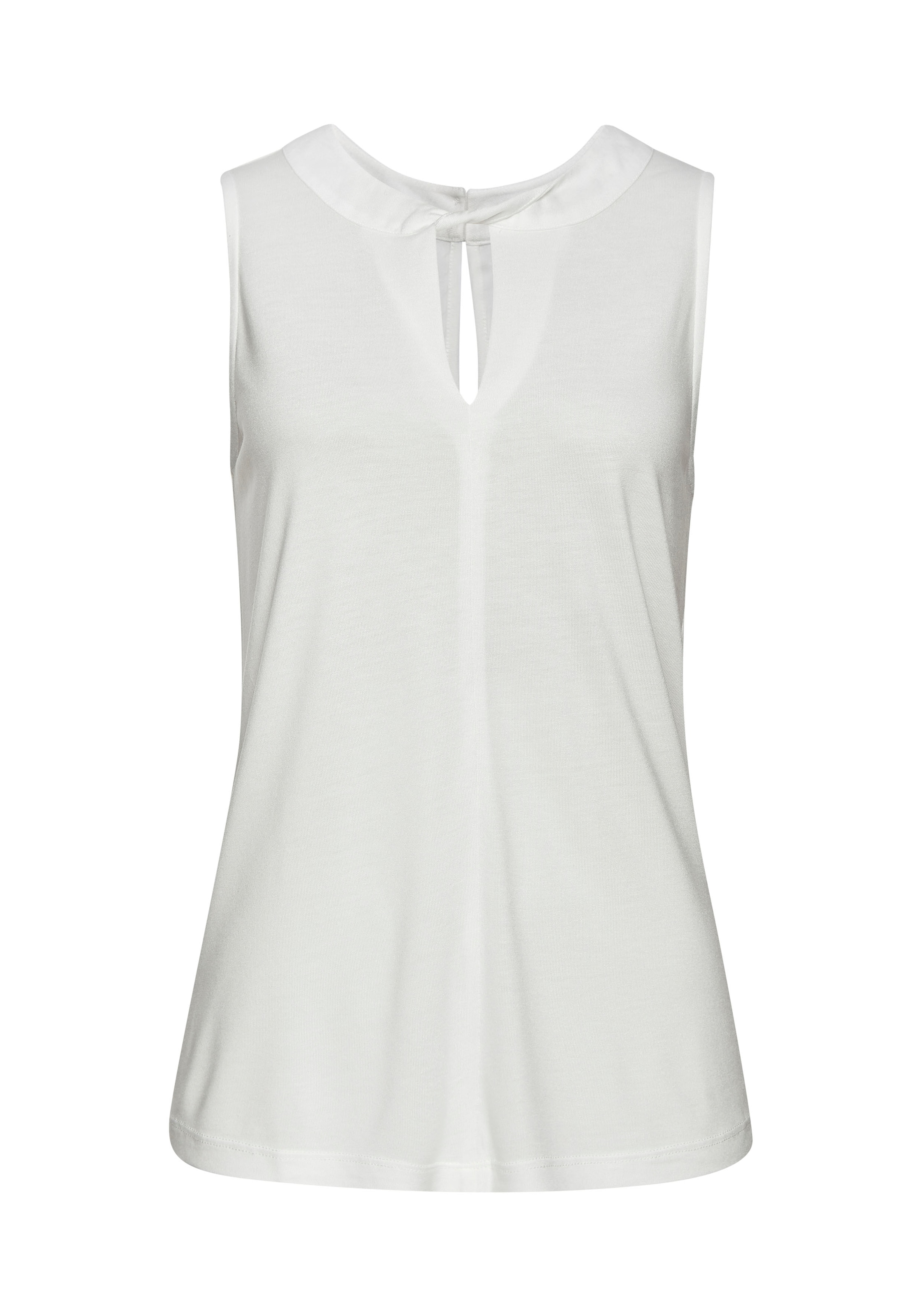 Vivance Tanktop, mit besonderem Ausschnitt, schlichtes Sommertop, casual