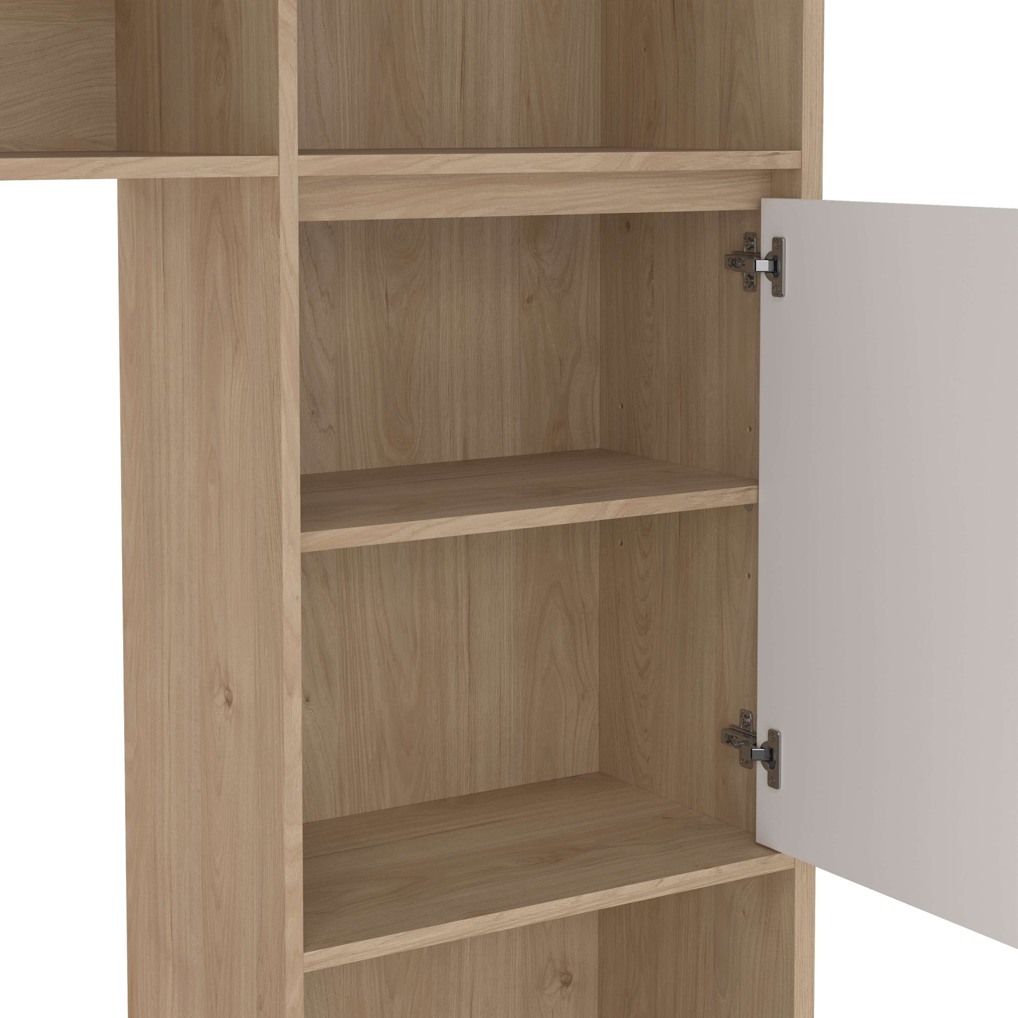 INOSIGN Wohnwand »Next, TV-Wand, TV-Möbel, Wohnwand, Sideboard«, mit Schiebetür und 2 Schubladen, Breite 209 cm, Höhe 182 cm