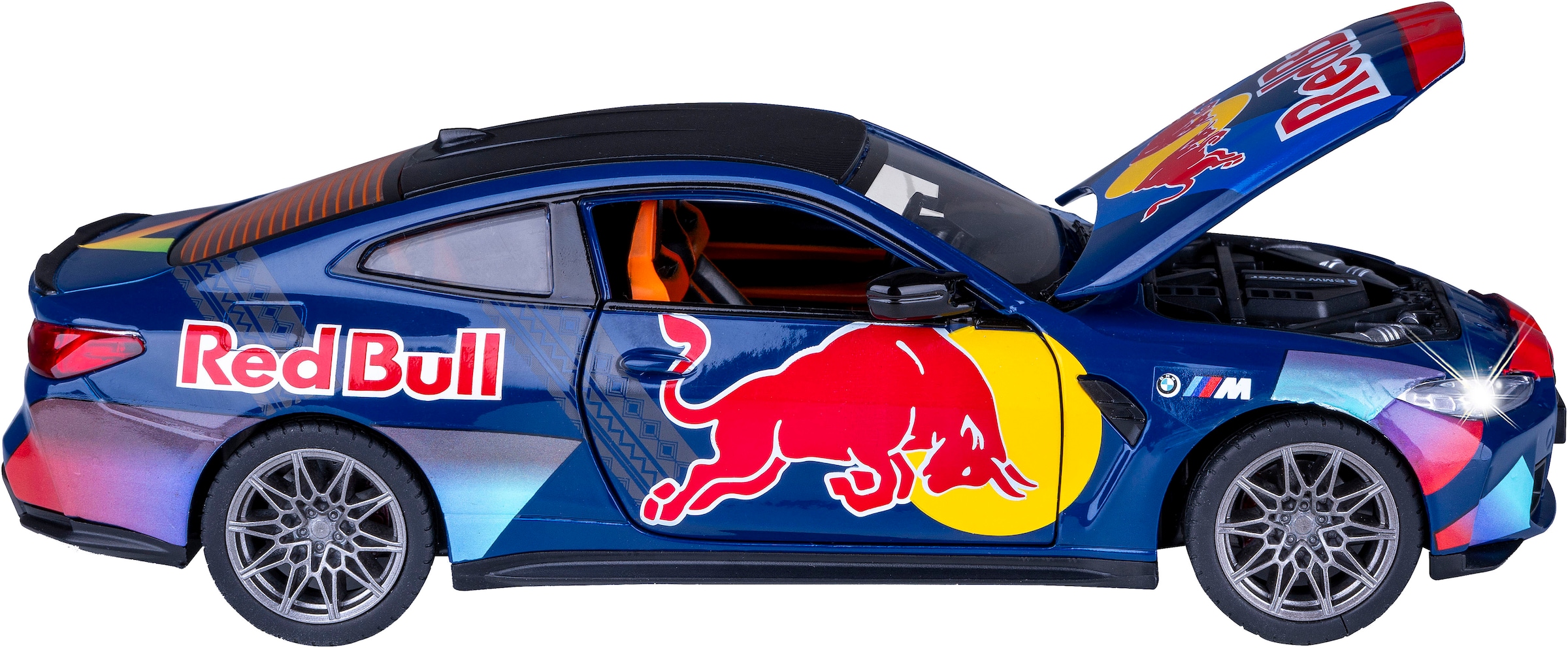 Jamara Spielzeug-Auto »Diecast BMW M4 blau inklusive Batterien« LED Licht; Maßstab 1:24