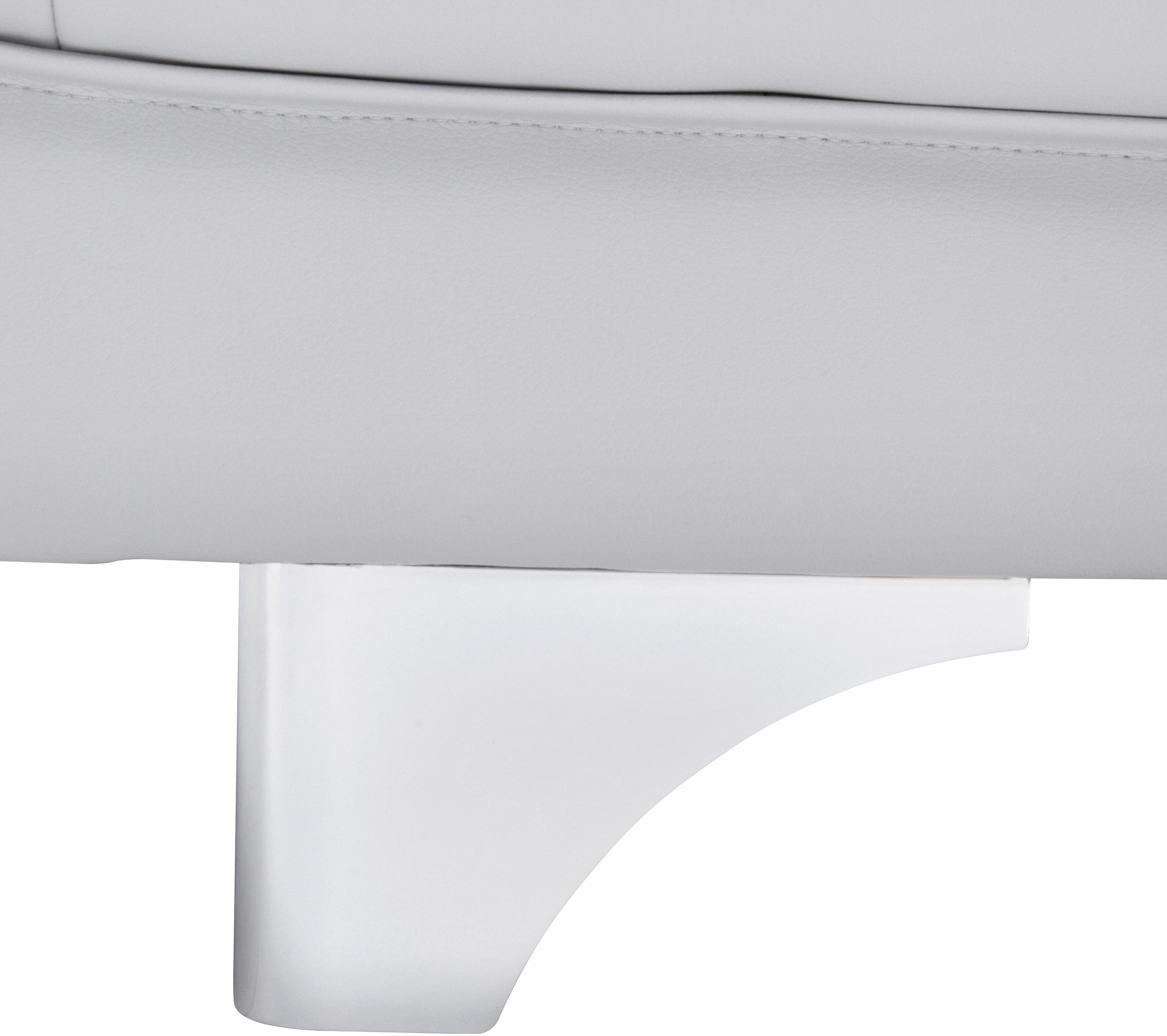 COTTA Polstergarnitur »Enterprise«, (Set), Set bestehend aus: 3-Sitzer mit Arm- & Kopfteilverstellung & Hocker