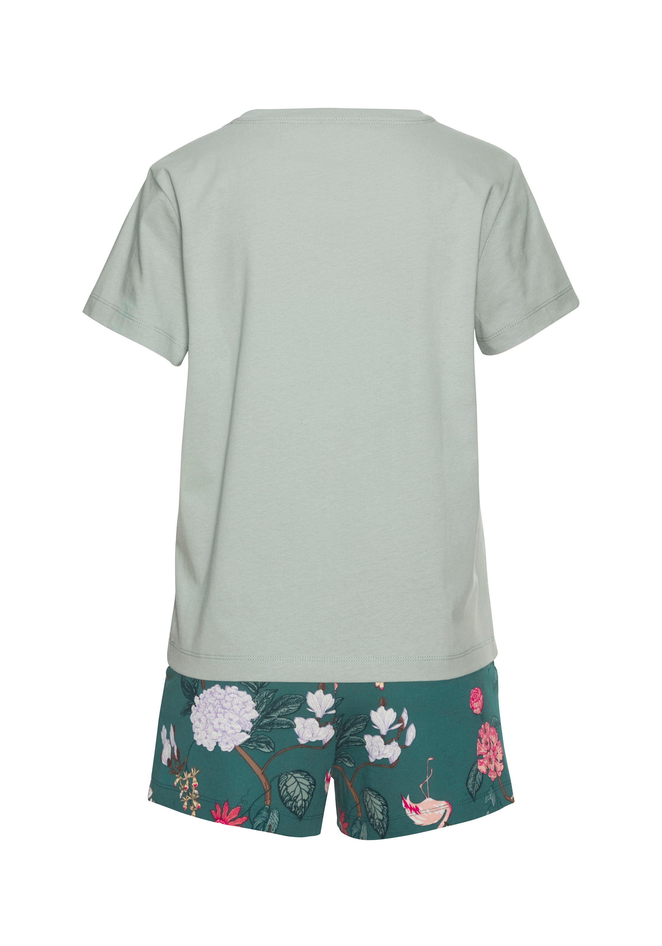 LASCANA Shorty, mit elegantem Blumenmuster