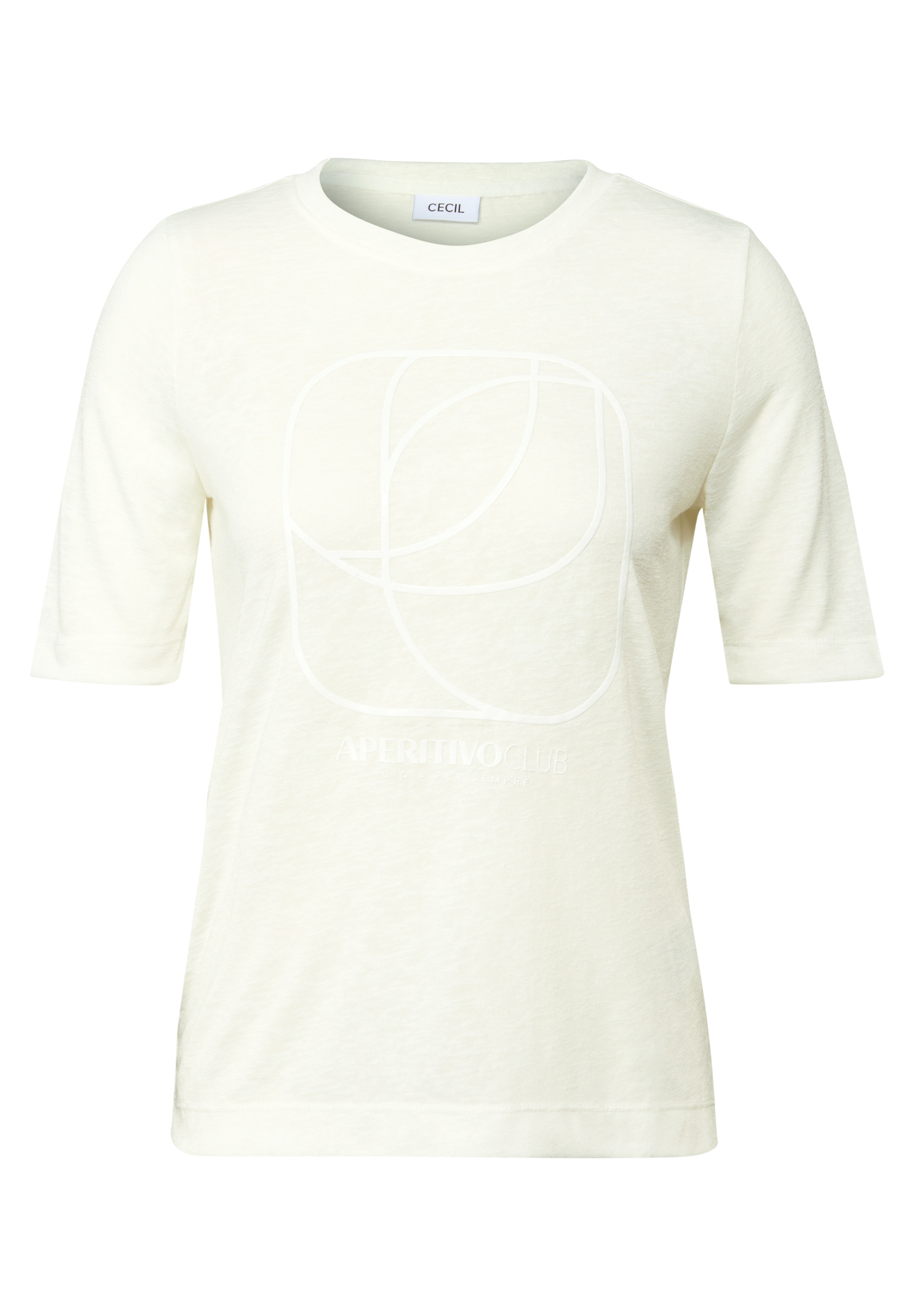 Cecil T-Shirt mit tonalem Print