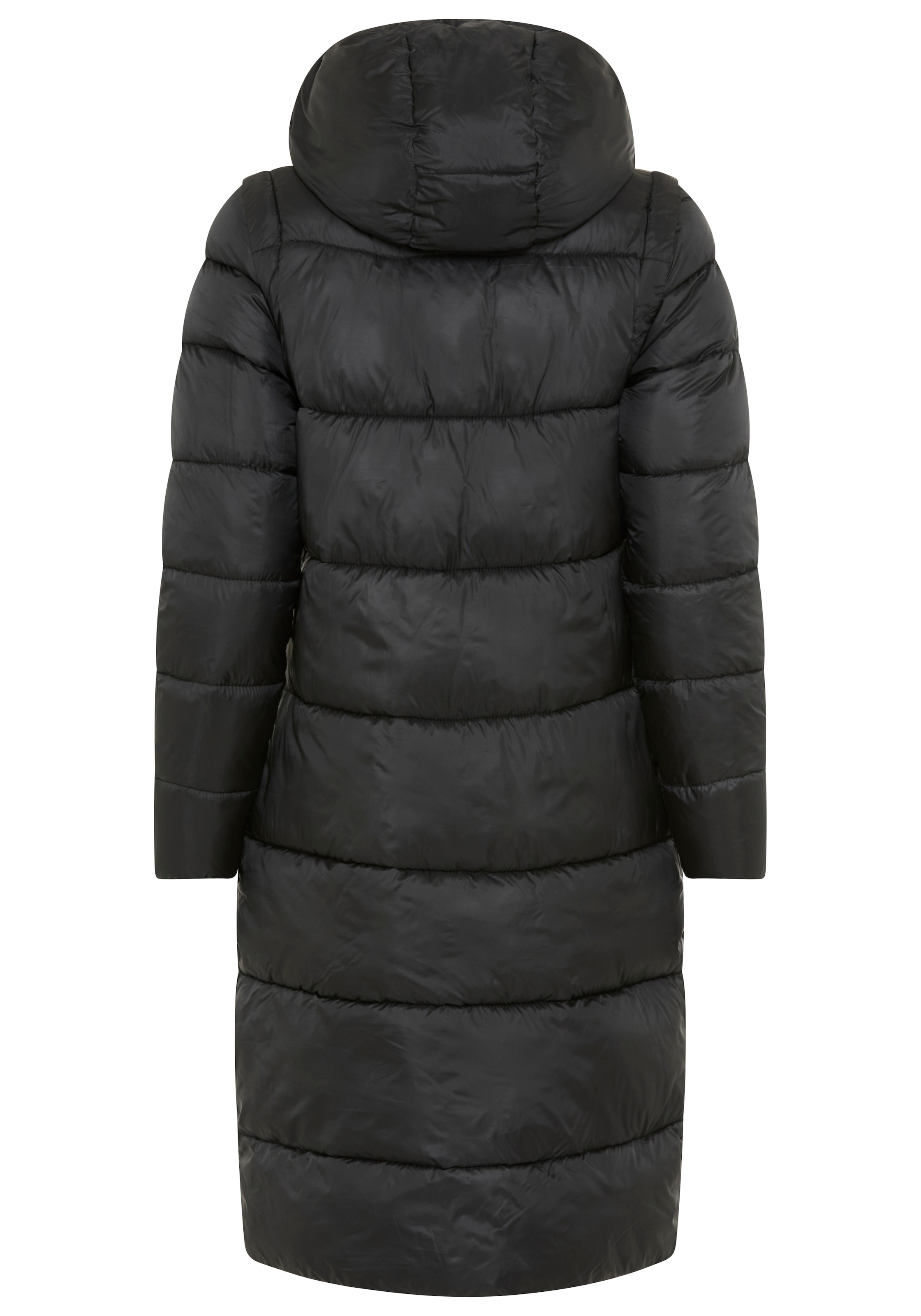 Tamaris Steppmantel mit abnehmbaren Ärmeln und Kapuze - auch tragbar als Weste