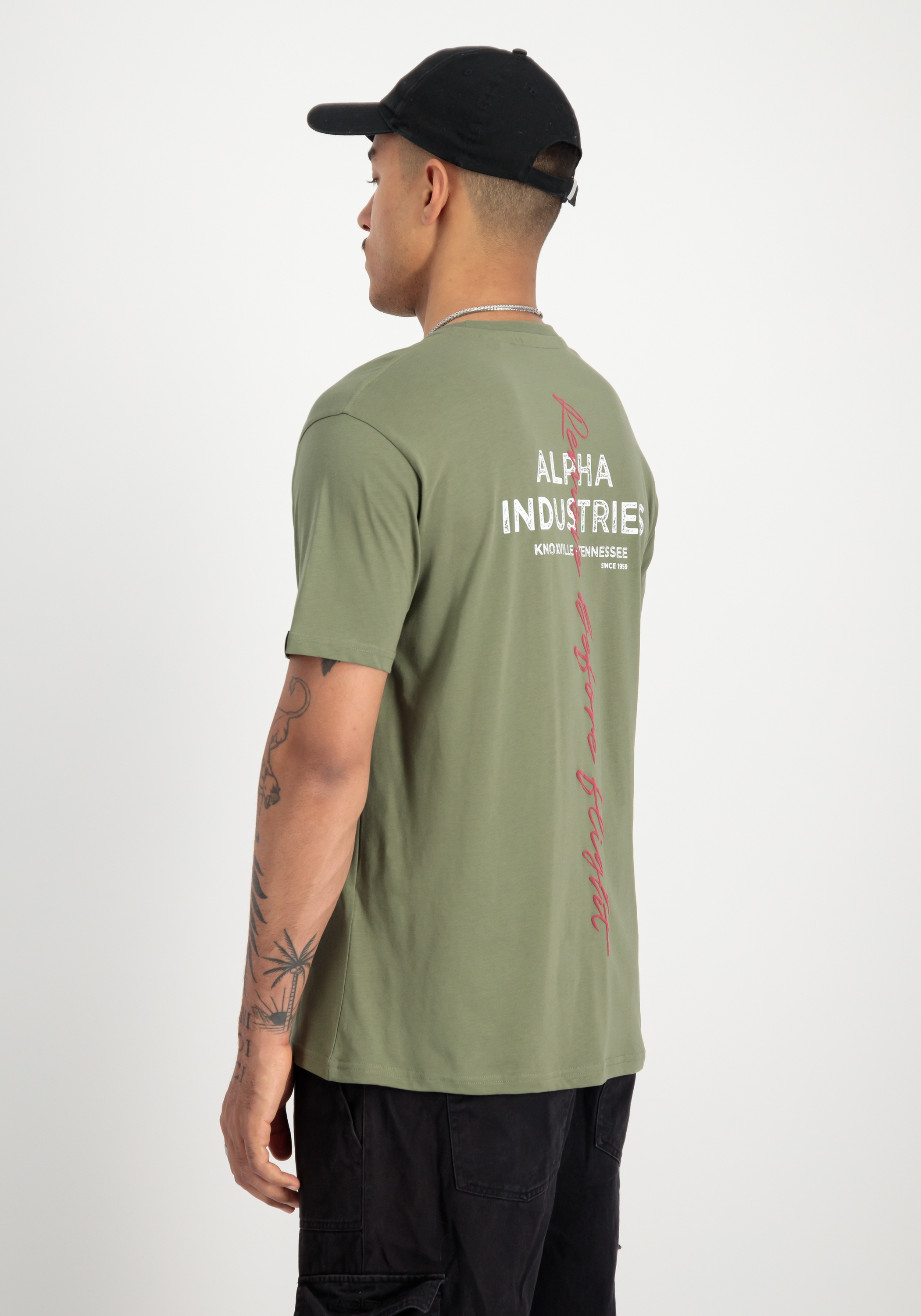 Alpha Industries T-Shirt »Signature Backprint T-Shirt«