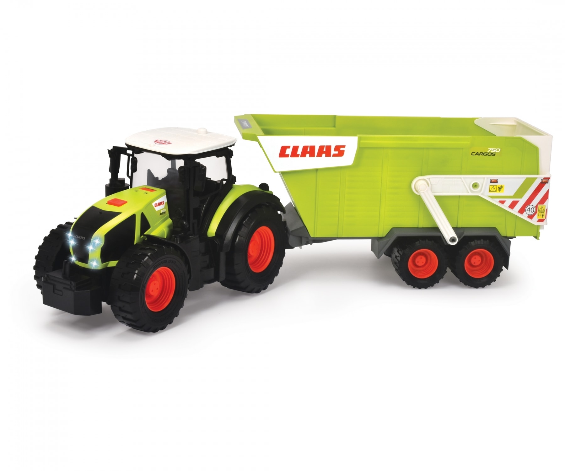 Dickie Toys Spielzeug-Traktor »CLAAS mit Anhänger« mit Licht und Sound