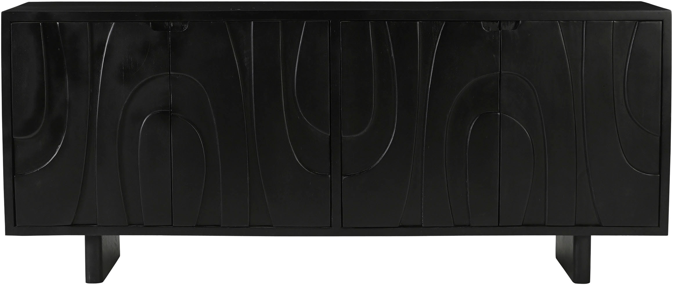 SIT Sideboard, (1 St.), mit Schnitzereien auf der Front