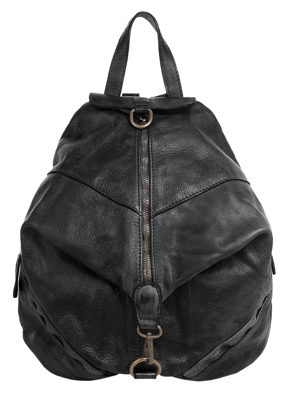 Samantha Look Cityrucksack, echt Leder, Made in Italy