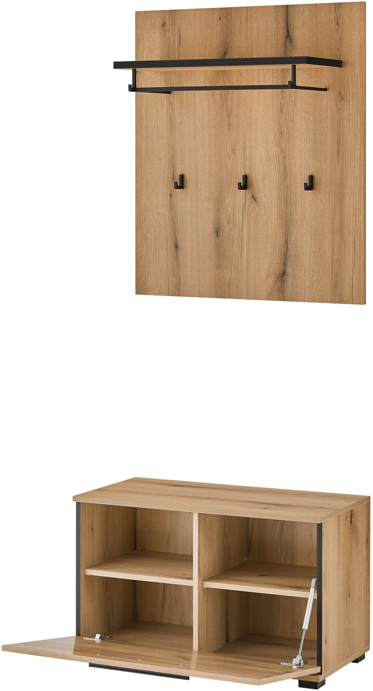 Home affaire Garderoben-Set »Cantara, moderne Garderobe, Komplettset mit viel Stauraum« Komplett-Set, 2 Stk. tlg.