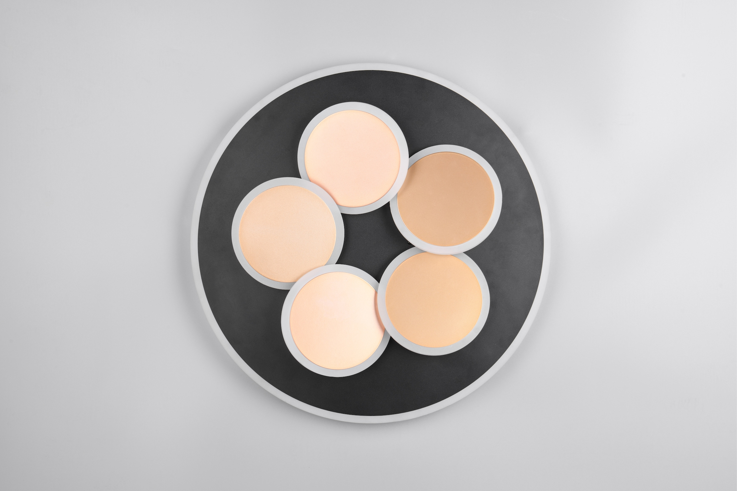 TRIO Leuchten LED Deckenleuchte »MANDALA, LED Deckenlampe mit Fernbedienung, dimmbar CCT Nachtlicht« LED-Board 1 Stk. warmweiß - kaltweiß Memory- und Timerfunktion 4200 Lumen warm- bis kaltweiß 2700-6500K 35W