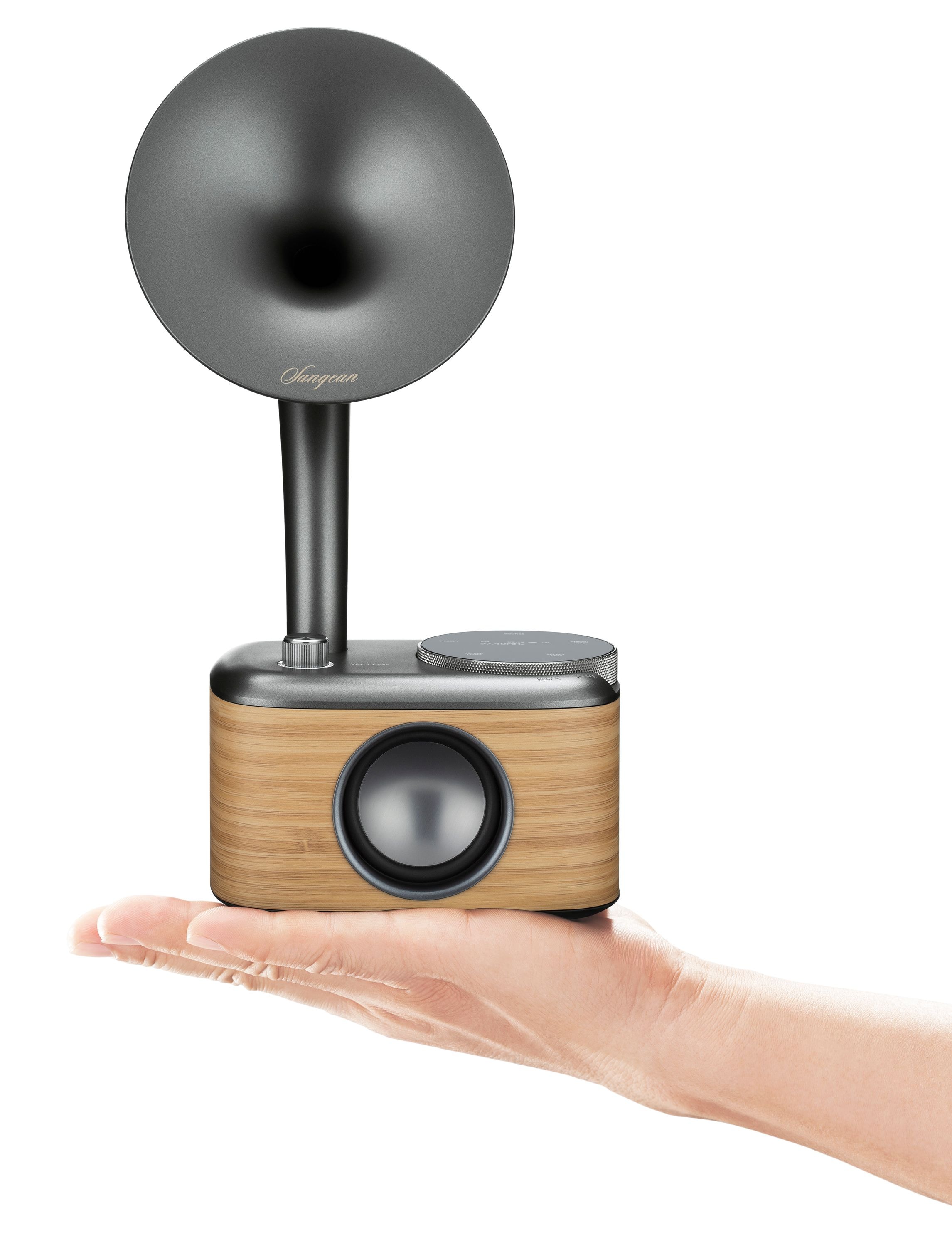 Sangean Retro-Radio »CP-100D«, (Bluetooth Digitalradio (DAB+)-FM-Tuner), Digital Retro Design Gramophone
