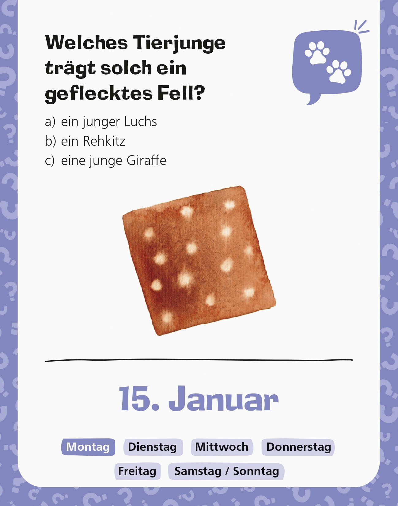 Ravensburger Abreißkalender »Wieso? Weshalb? Warum?, Mein Kalender 2024«, Made in Europe