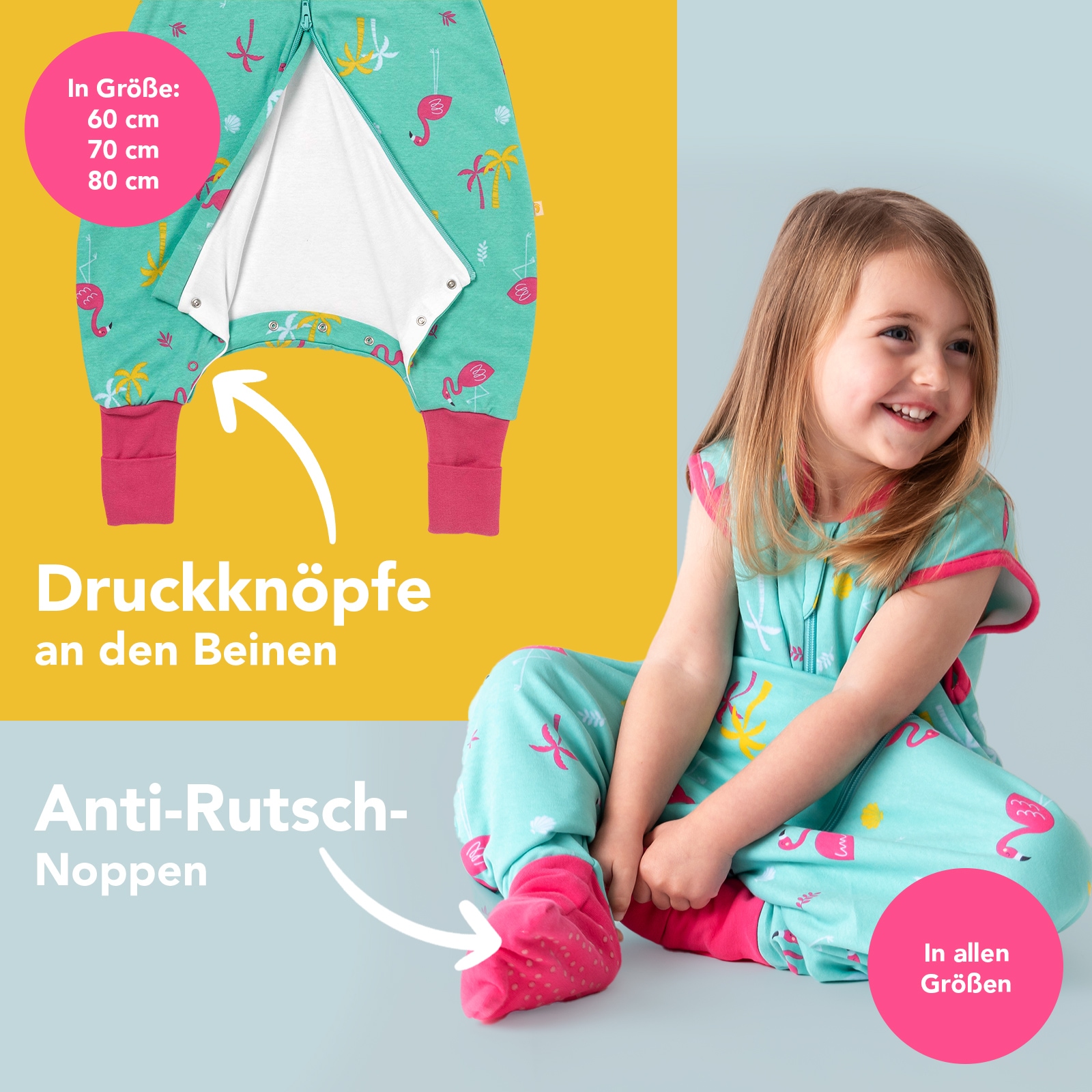 Schlummersack Babyschlafsack »Schlafsack mit Füßen 1.0 Tog«