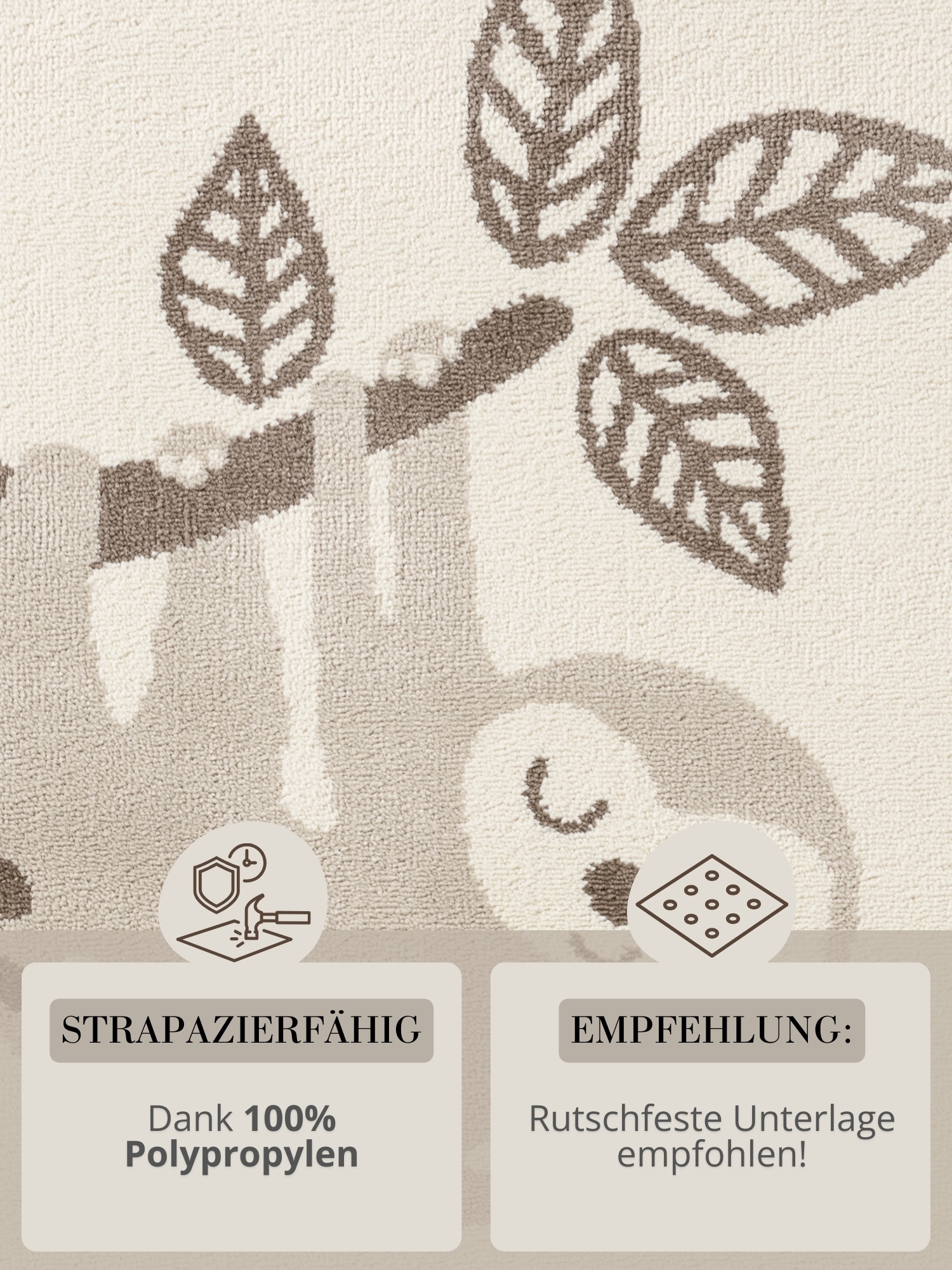 HANSE Home Kinderteppich »Relaxio« rechteckig 10 mm Höhe Pflegeleicht, Weich, Kinderzimmer, Spielteppich, Spielunterlage