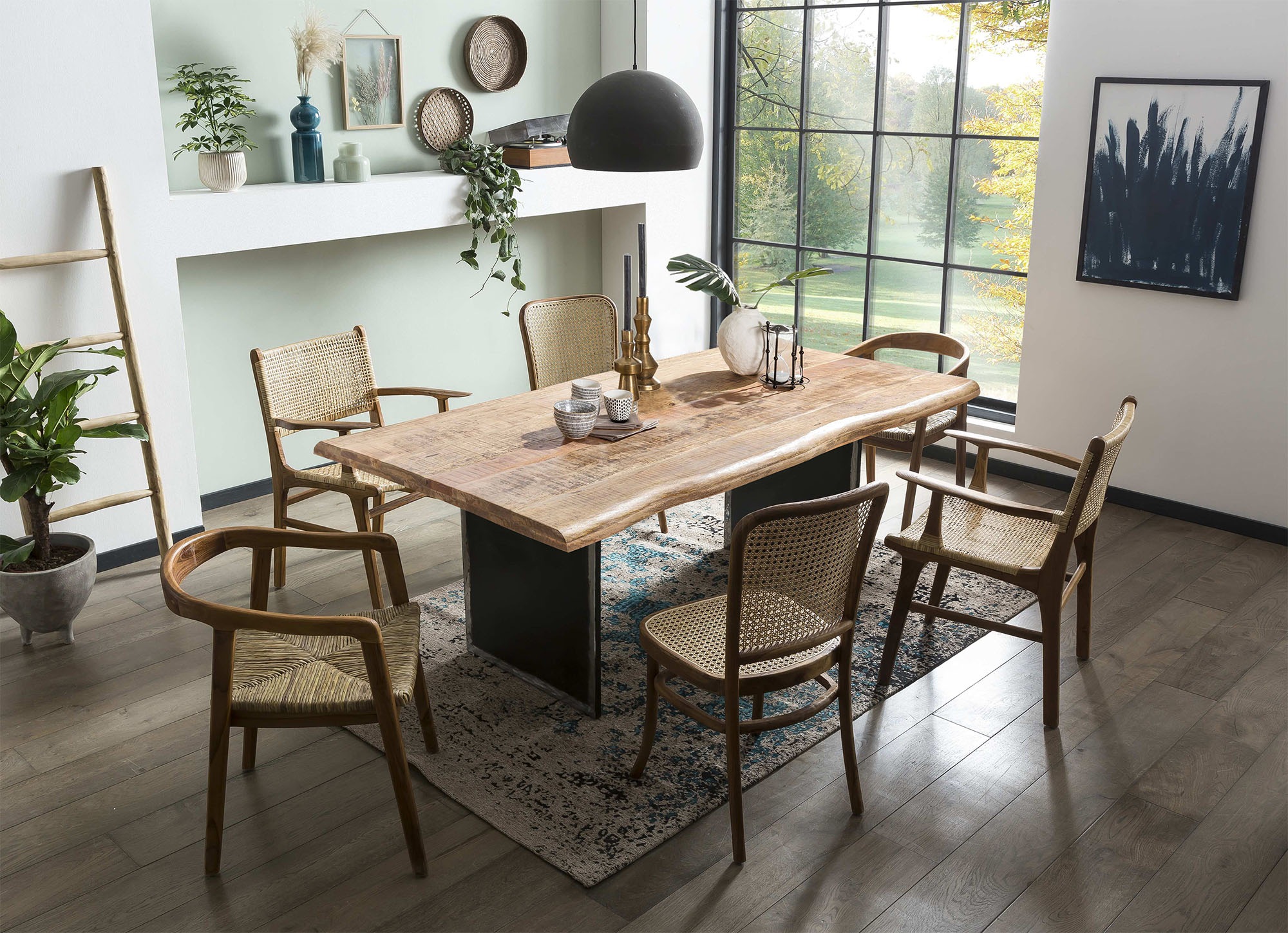 SIT Baumkantentisch 1 Stk. tlg. mit Baumkante wie gewachsen