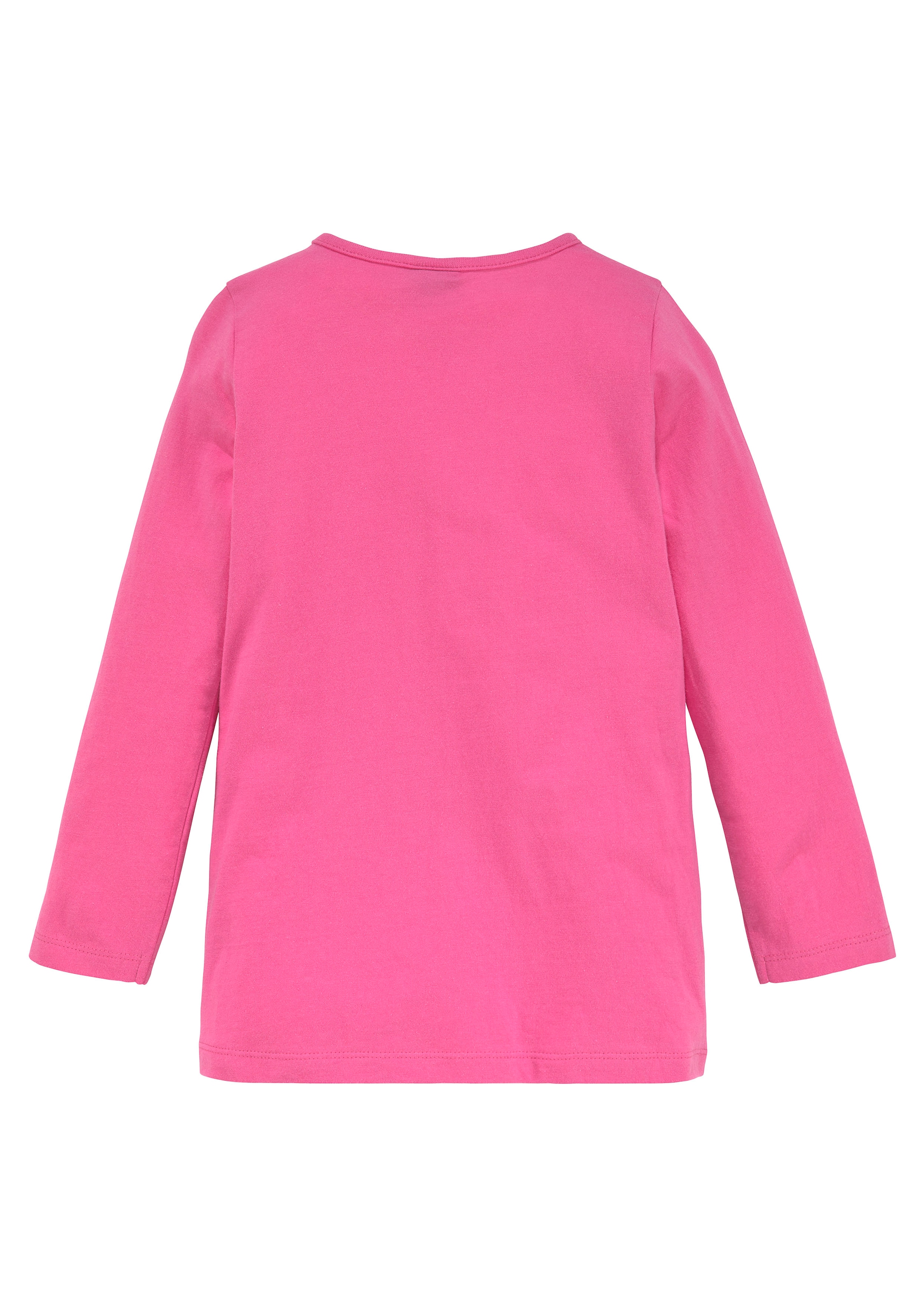 KIDSWORLD Longshirt »für kleine Mädchen«, mit großem Print und schönen Streifen