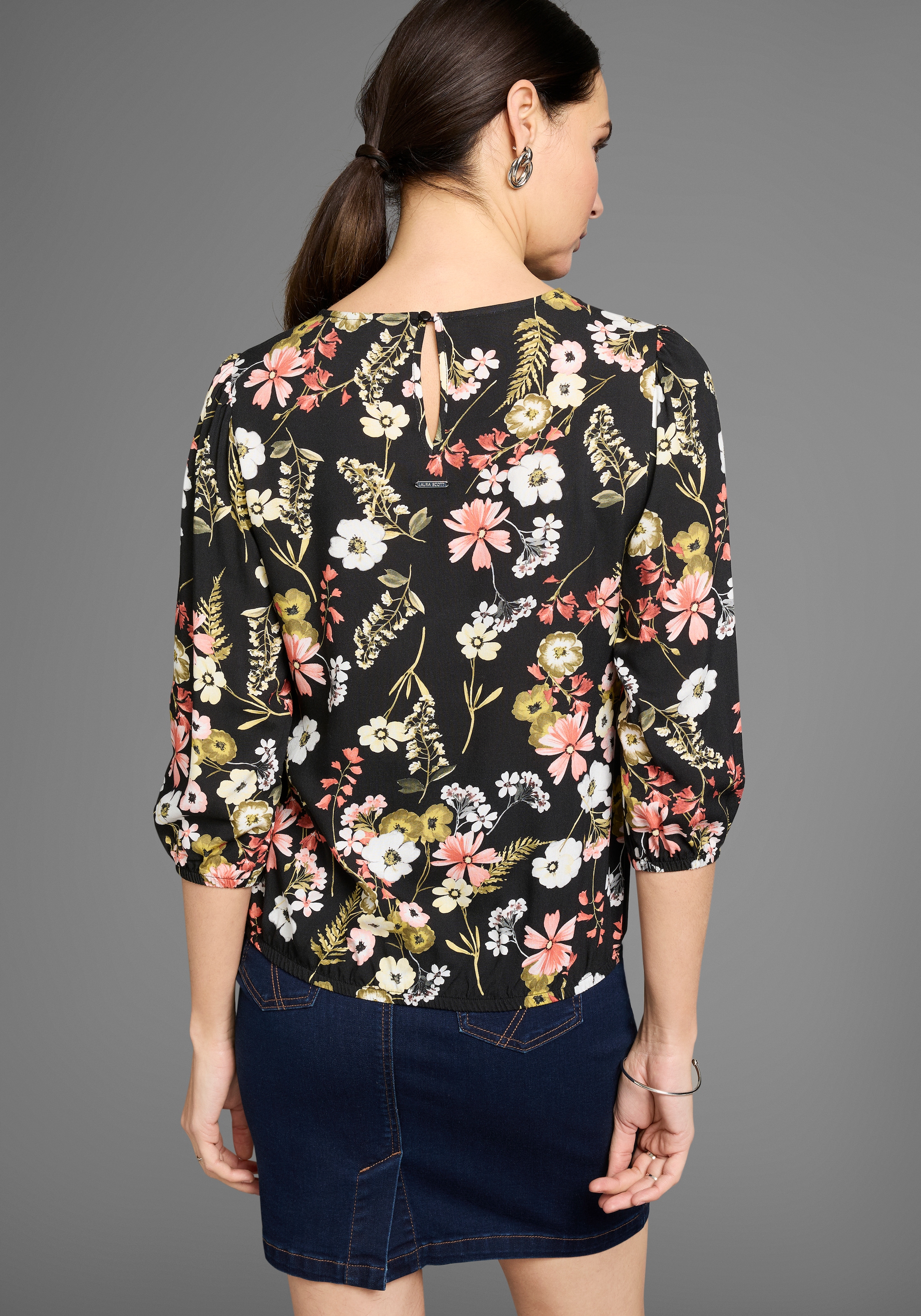 Laura Scott Druckbluse, mit femininen Blumen-Print