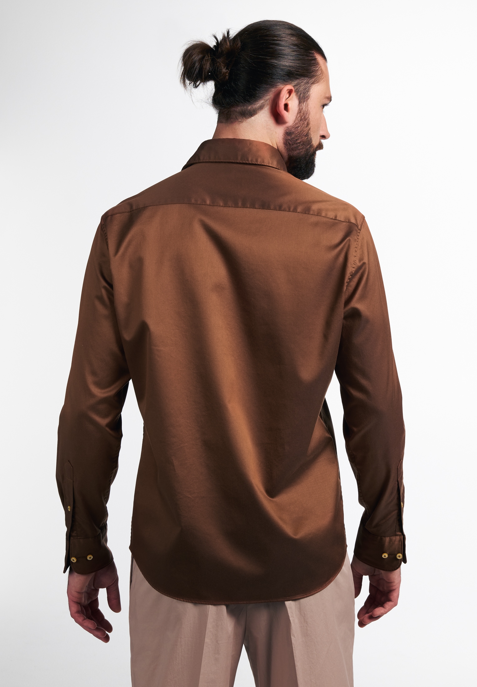 Eterna Langarmhemd »MODERN FIT«, EASY IRON (bügelleicht)