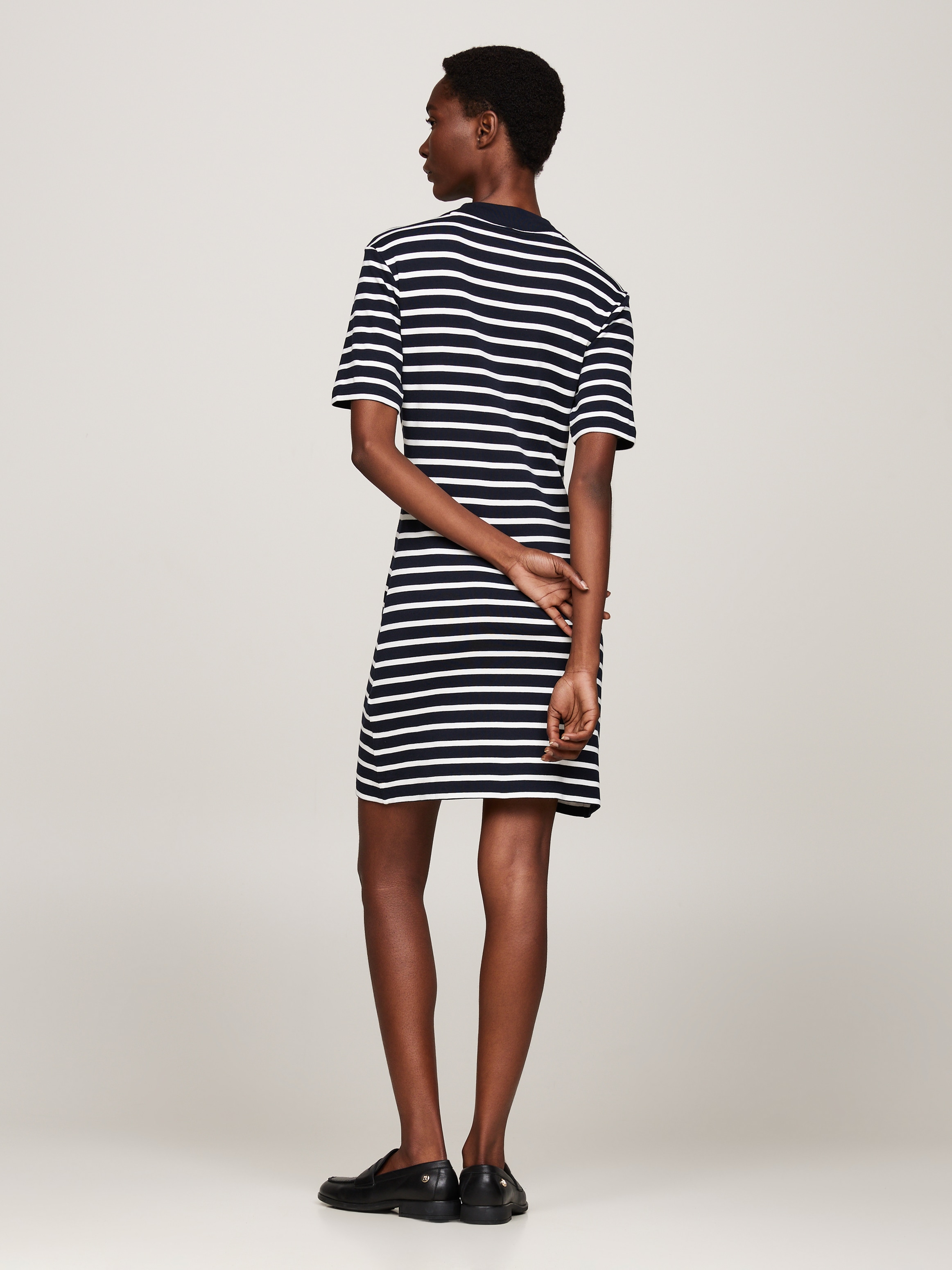 Tommy Hilfiger Shirtkleid »SLIM CODY MOCK-NK DRESS«, mit Mock-neck