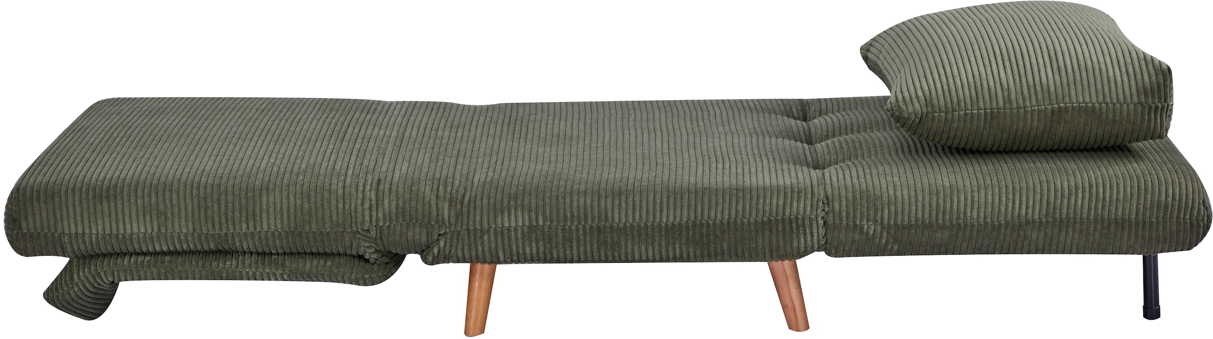 OTTO home Sessel »AINSLEY  - OTTO. Verlässliche Qualität.« wandelbar zum Gästebett, Schlafliege, Webstoff u. Cord-Bezug