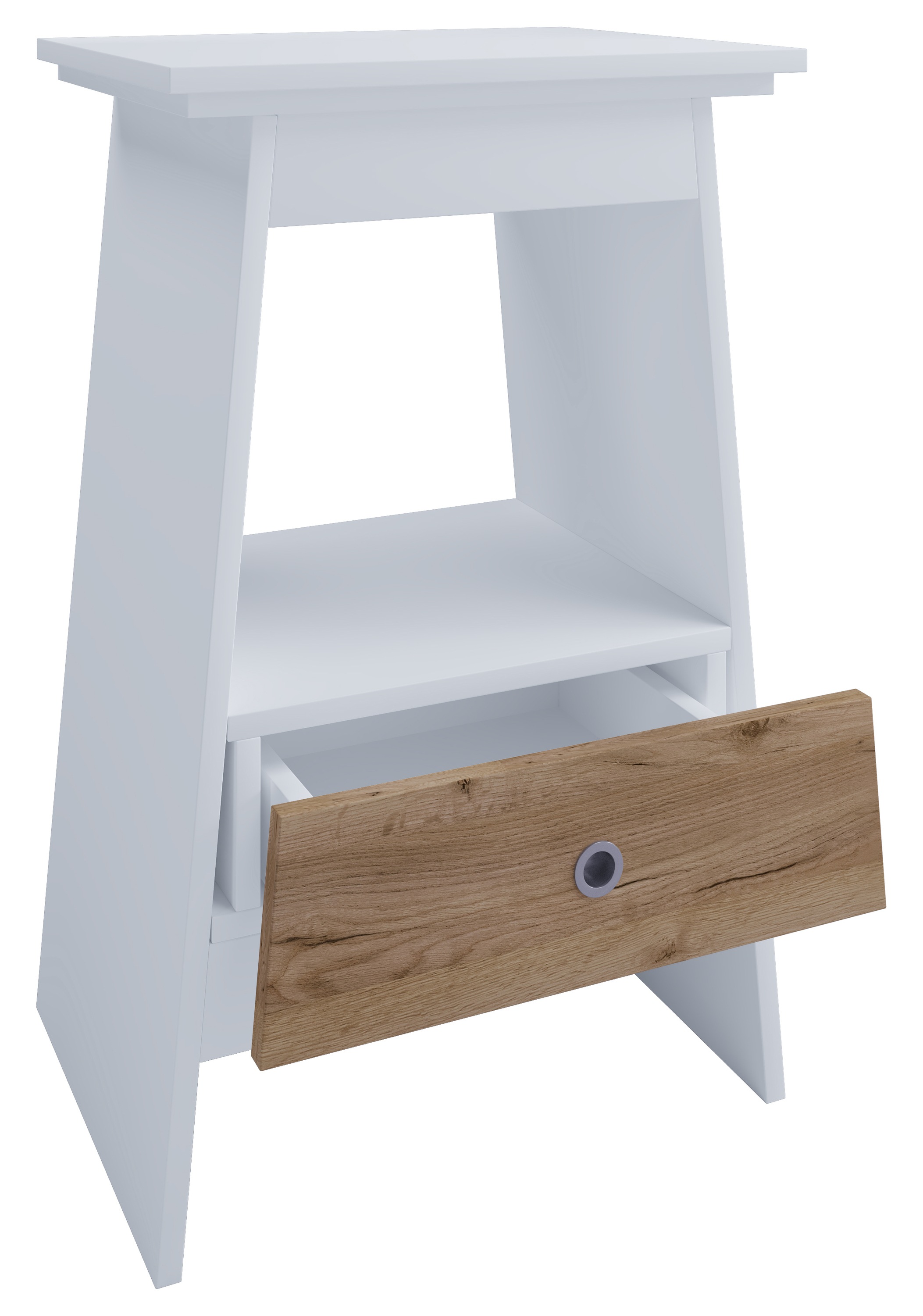 VCM Nachttisch »Holz Beistelltisch Nachttisch Schublade Spidali«