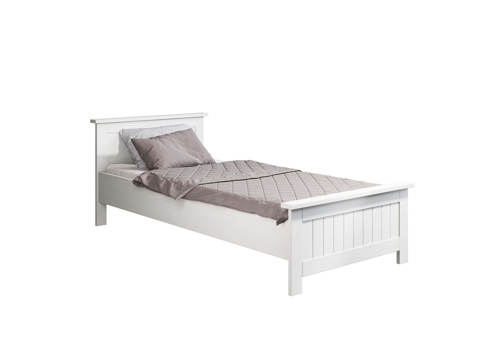 Home affaire Massivholzbett »Juventus, Bett, Massivholzbett, Holzbett, Bettrahmen«, (Breite/Belastbarkeit 140cm/180 KG), Breite 90 cm, aus massiver Kiefer, FSC®-zertifiziert