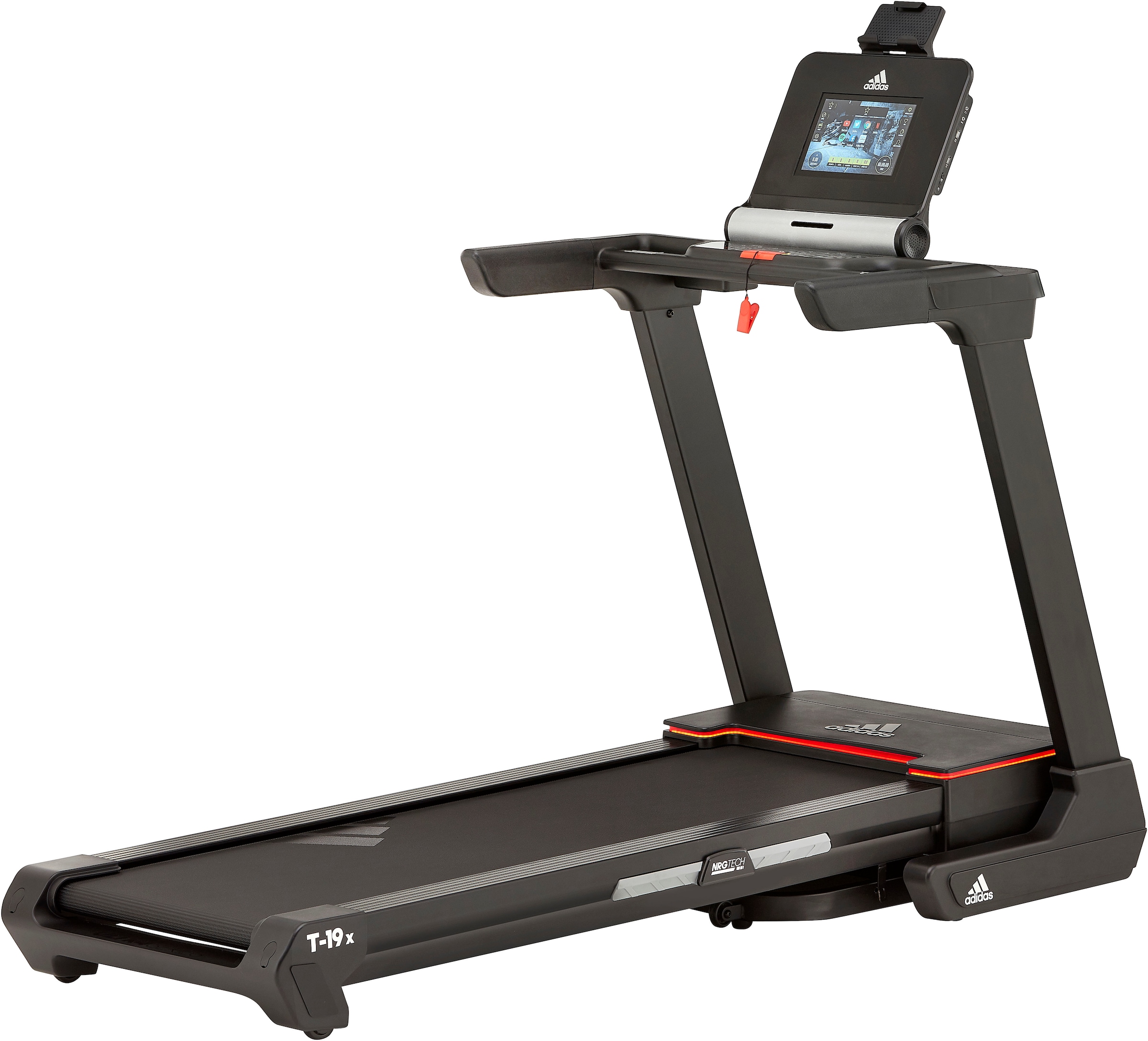 adidas Performance Laufband »T-19x«, (mit integriertem Ventilator und Tablet-Halterung), bis max. 20 km/h, klappbar