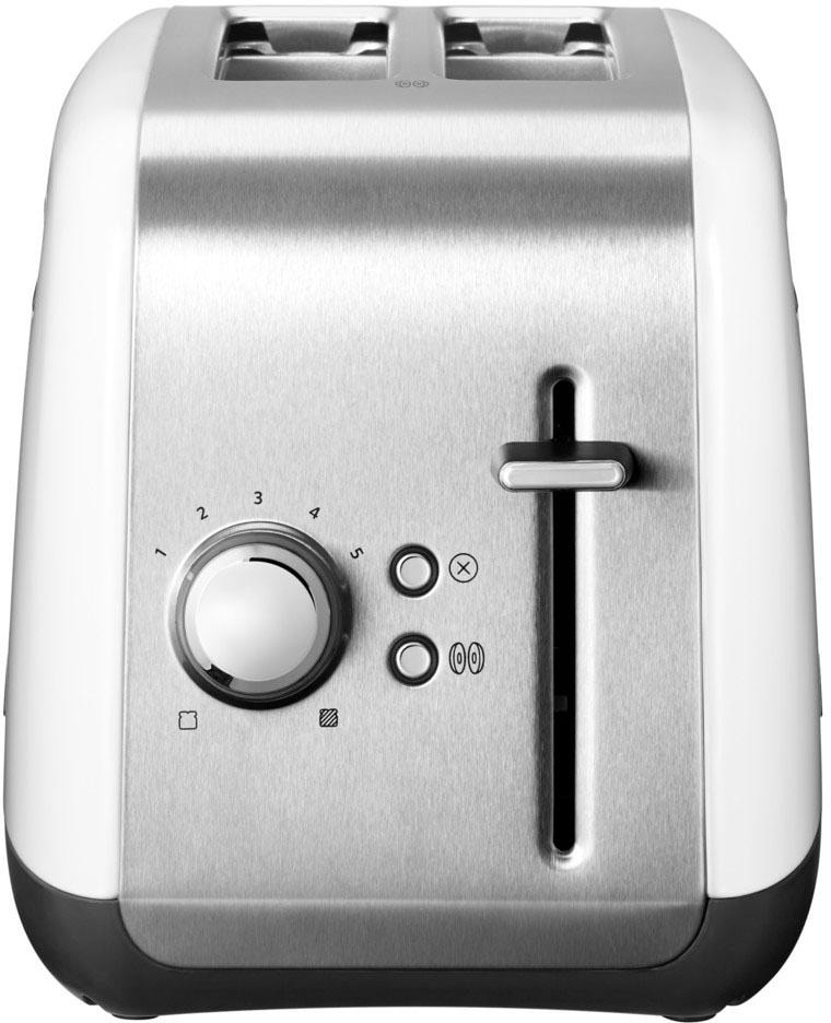 KitchenAid Toaster »5KMT2115EWH WEISS«, 2 kurze Schlitze, für 2 Scheiben, 1100 W