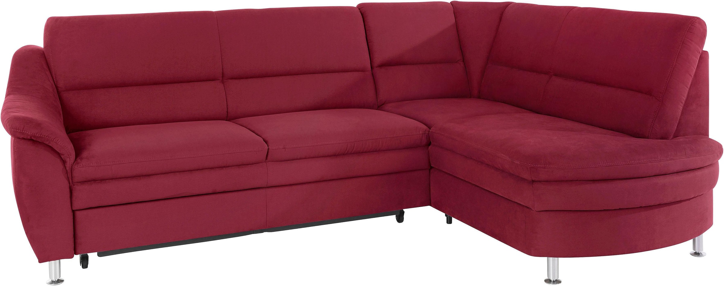 Places of Style Ecksofa »Cardoso L-Form«, Federkern, wahlweise mit Bett, Schubkasten