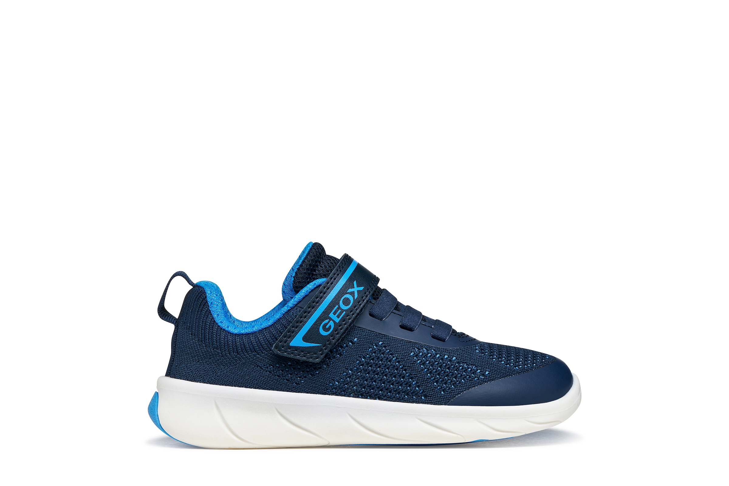 Geox Barfußschuh »J FOOT-RUN BOY«  Klettschuh mit Logo, Größenschablone zum Download