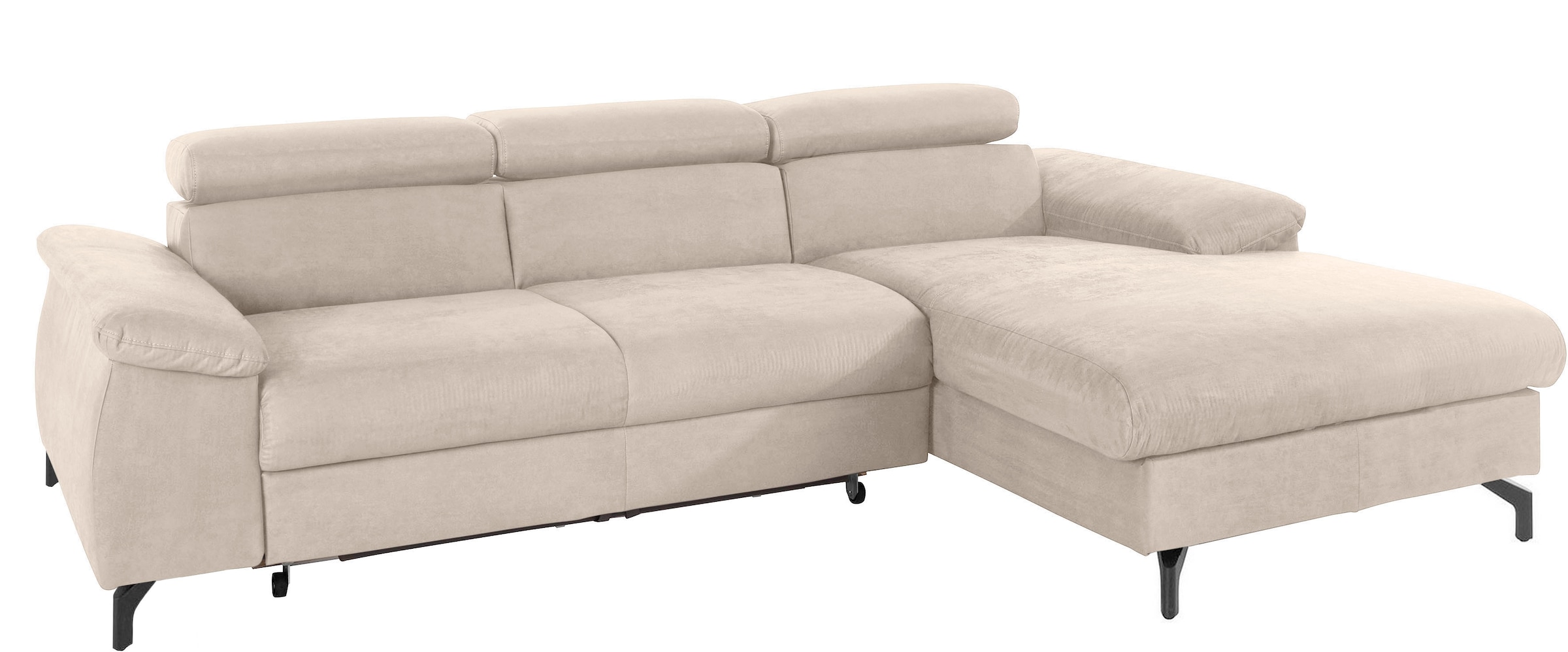 COTTA Ecksofa »Kitty L-Form«, mit Kopfteilverstellung, wahlweise mit Bettfunktion & Bettkasten