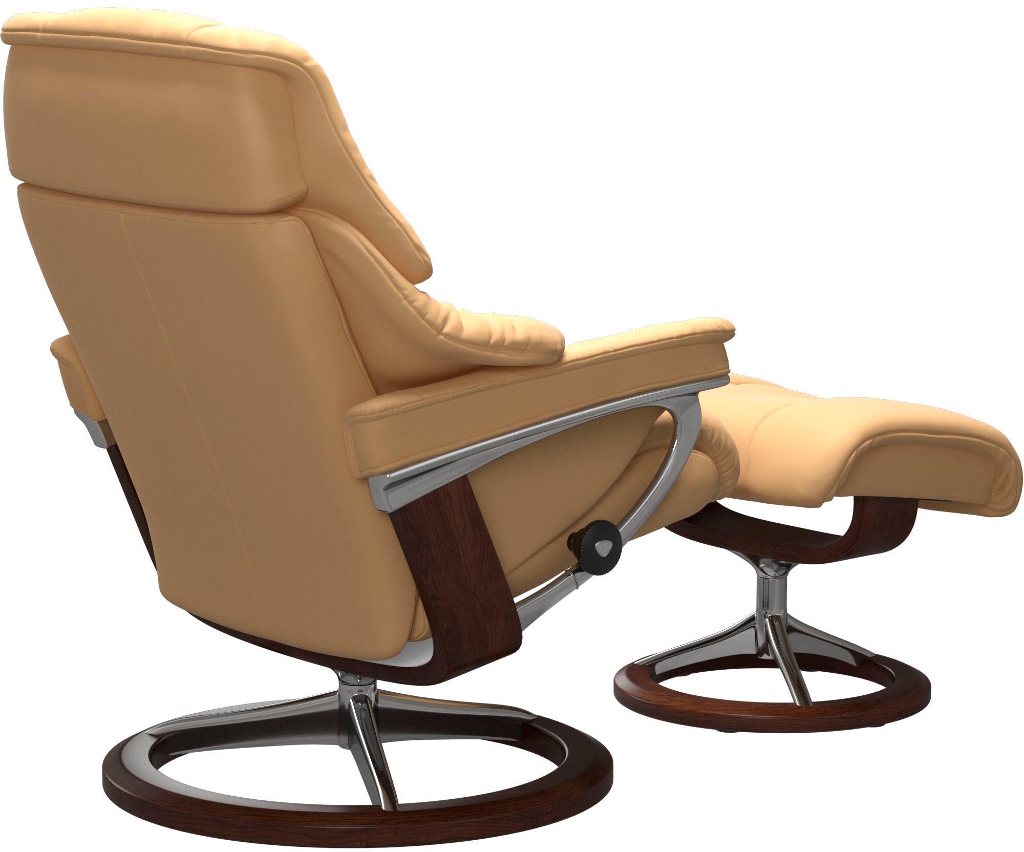 Stressless® Relaxsessel »Reno« mit Signature Base, Größe S, M & L, Gestell Braun