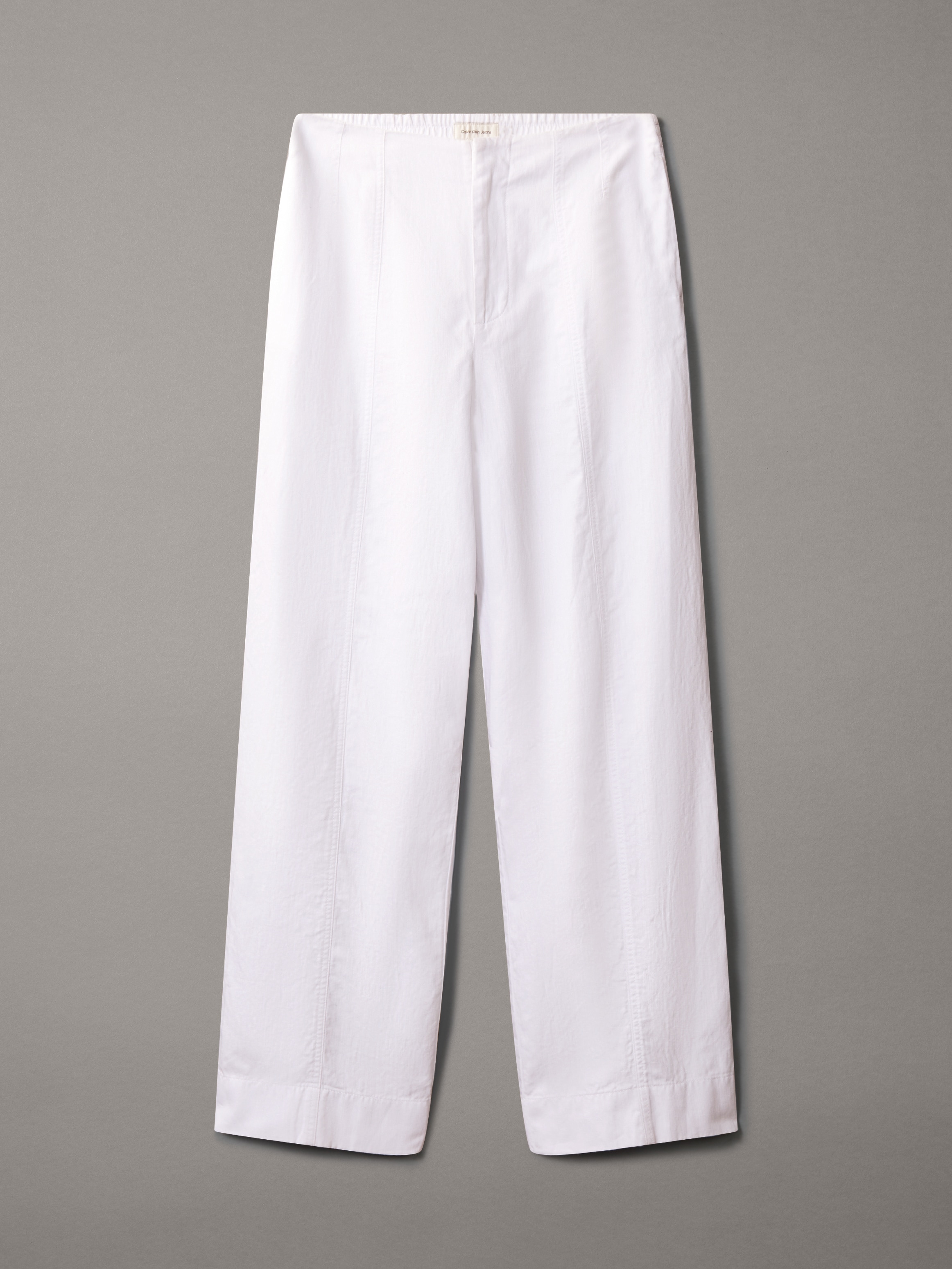 Calvin Klein Jeans Leinenhose »SOFT LINEN PANT«, mit Logo-Label