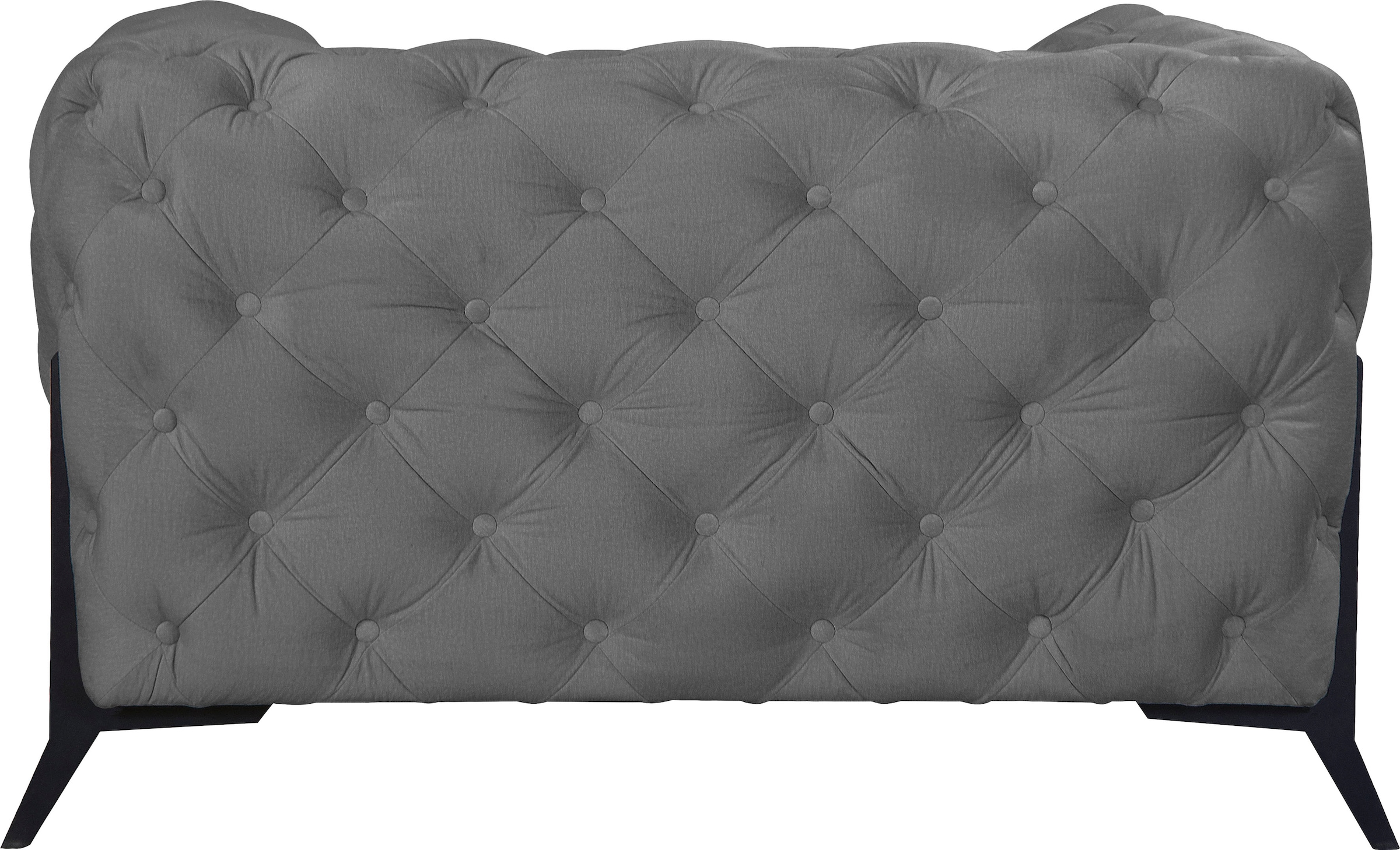 Leonique Chesterfield-Sessel »Amaury Sessel«, aufwändige Knopfheftung, moderne Chesterfield Optik, Fußfarbe wählbar