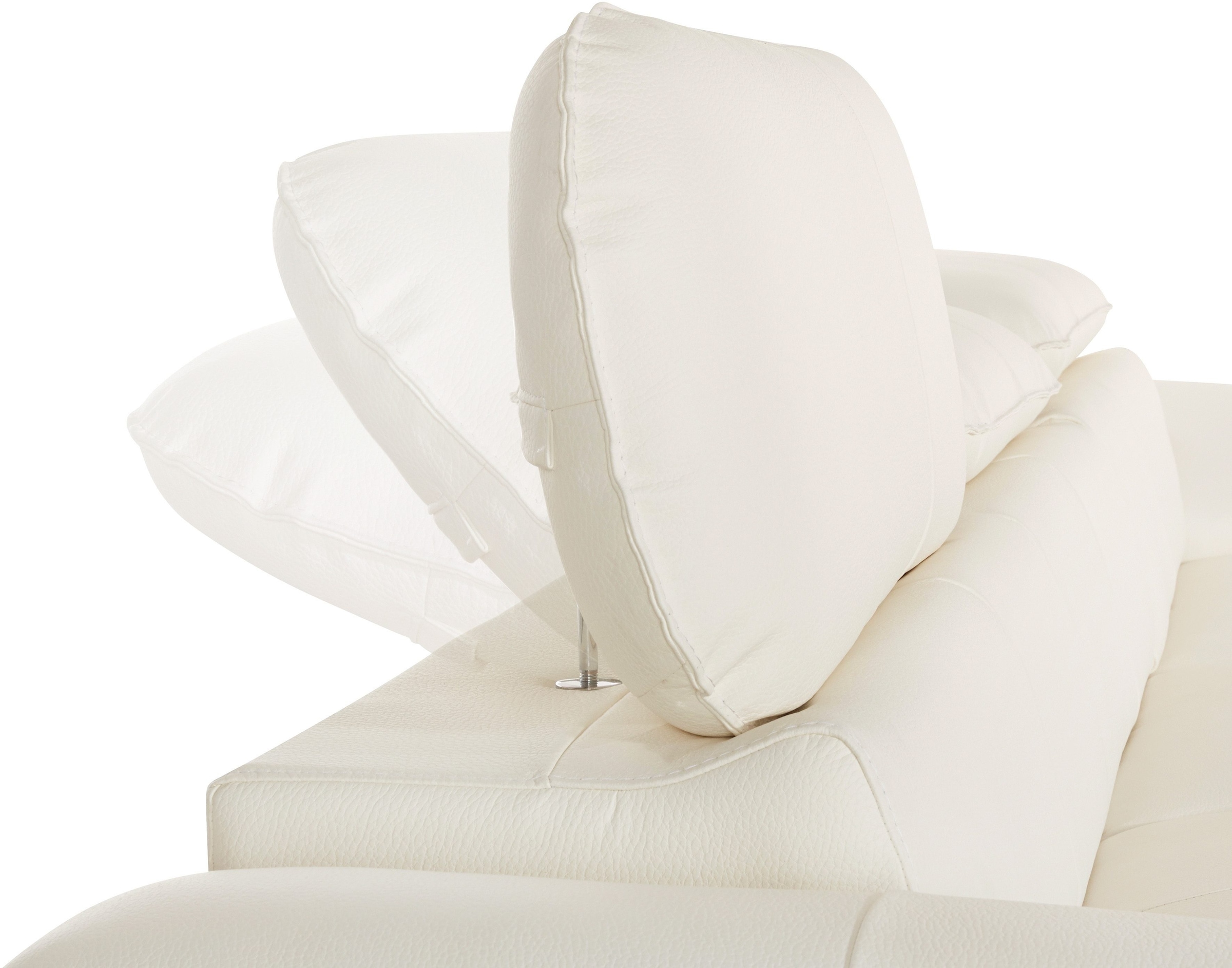 COTTA Polstergarnitur »Driver L-Form«, (Set), Set bestehend aus: Ecksofa mit Kopfteilverstellung & Hocker